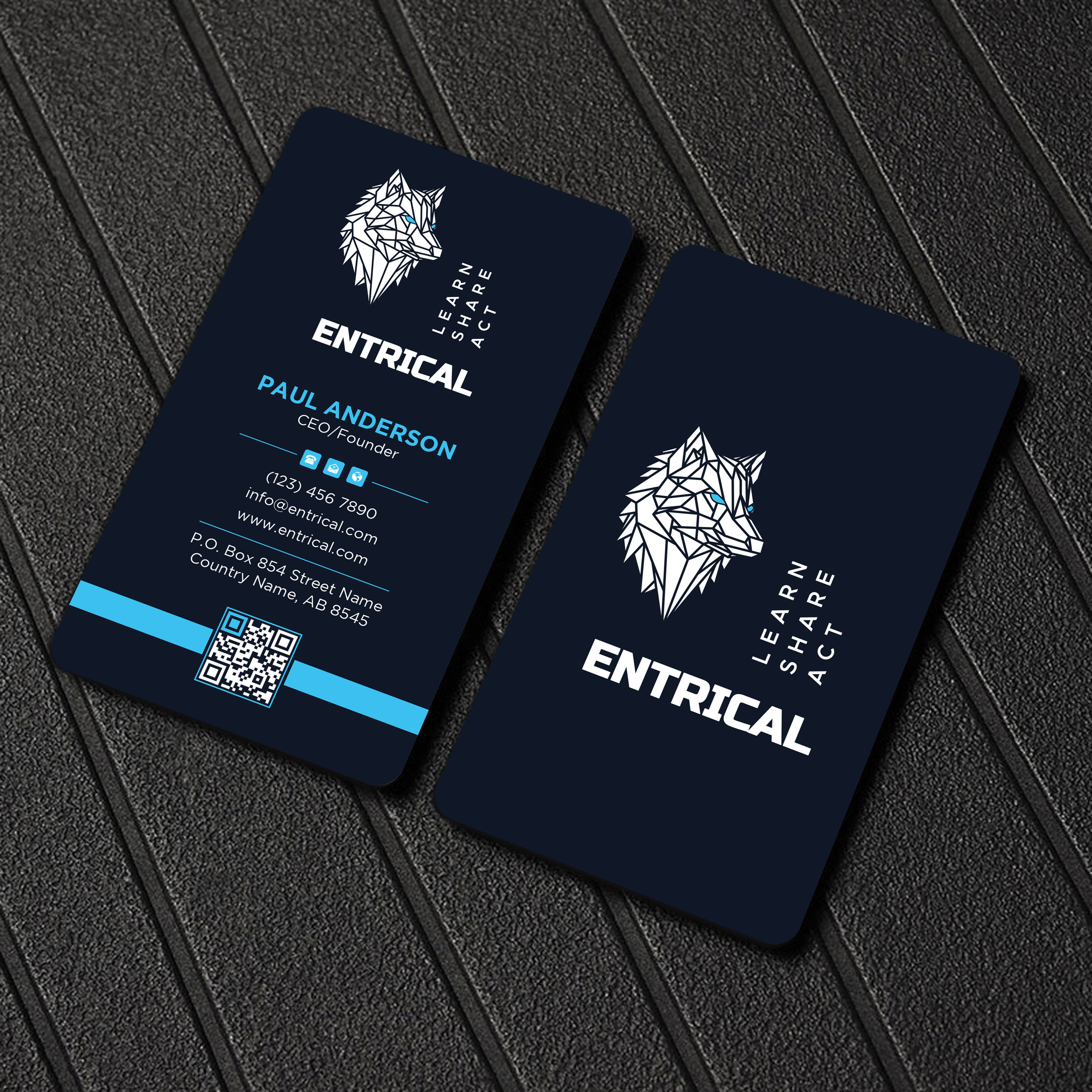 Design de Carte de Visite par Uttom 2 pour Entrical, LLC | Design #34026109