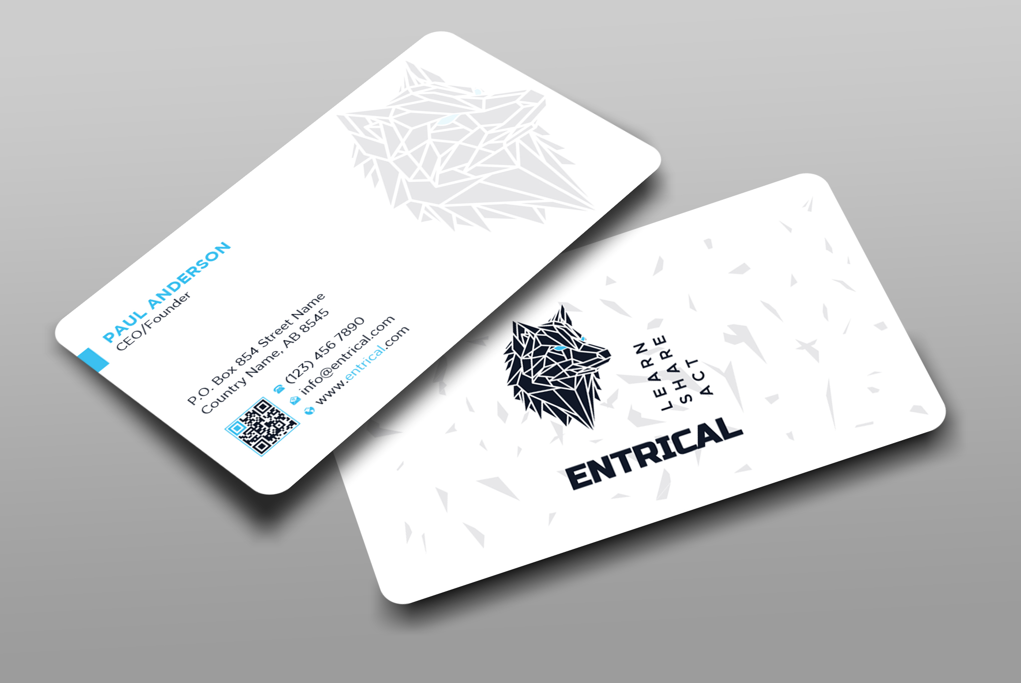 Business Card Design by Uttom 2 for Entrical, LLC | Design #34026581