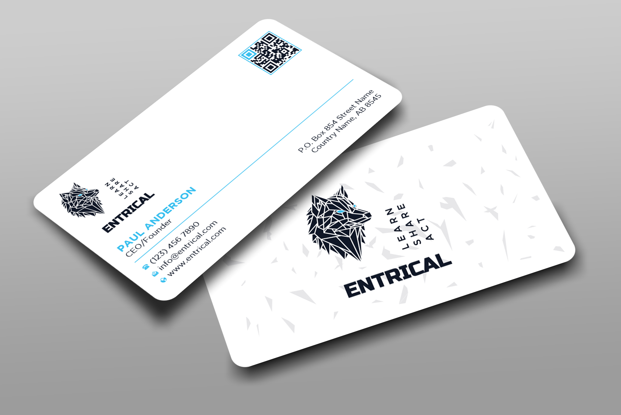 Business Card Design by Uttom 2 for Entrical, LLC | Design #34026582