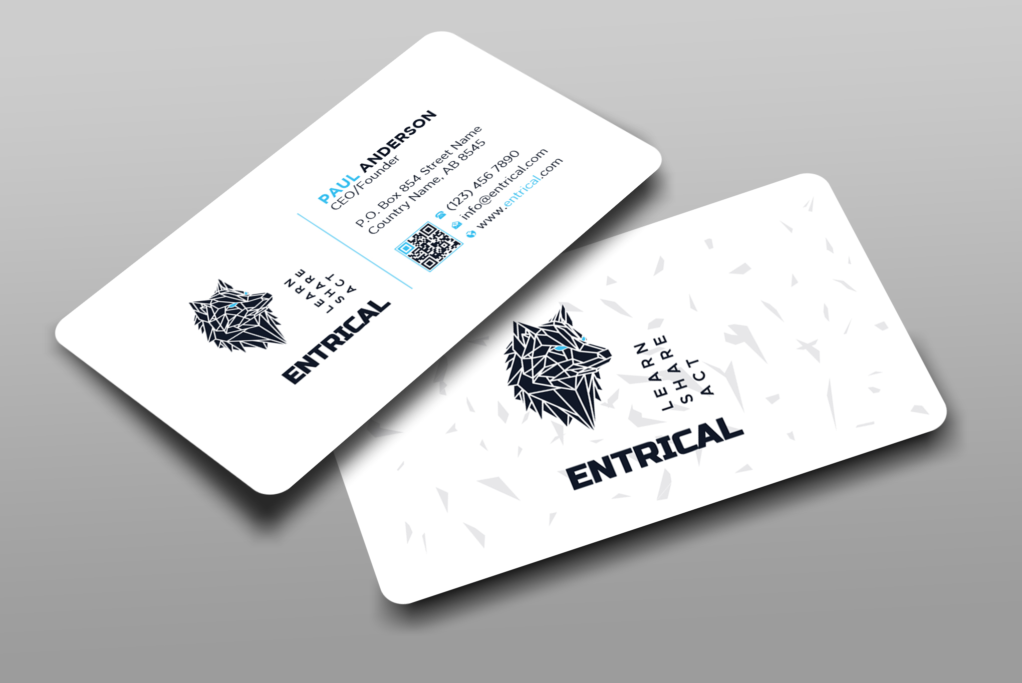 Design de Carte de Visite par Uttom 2 pour Entrical, LLC | Design #34026739