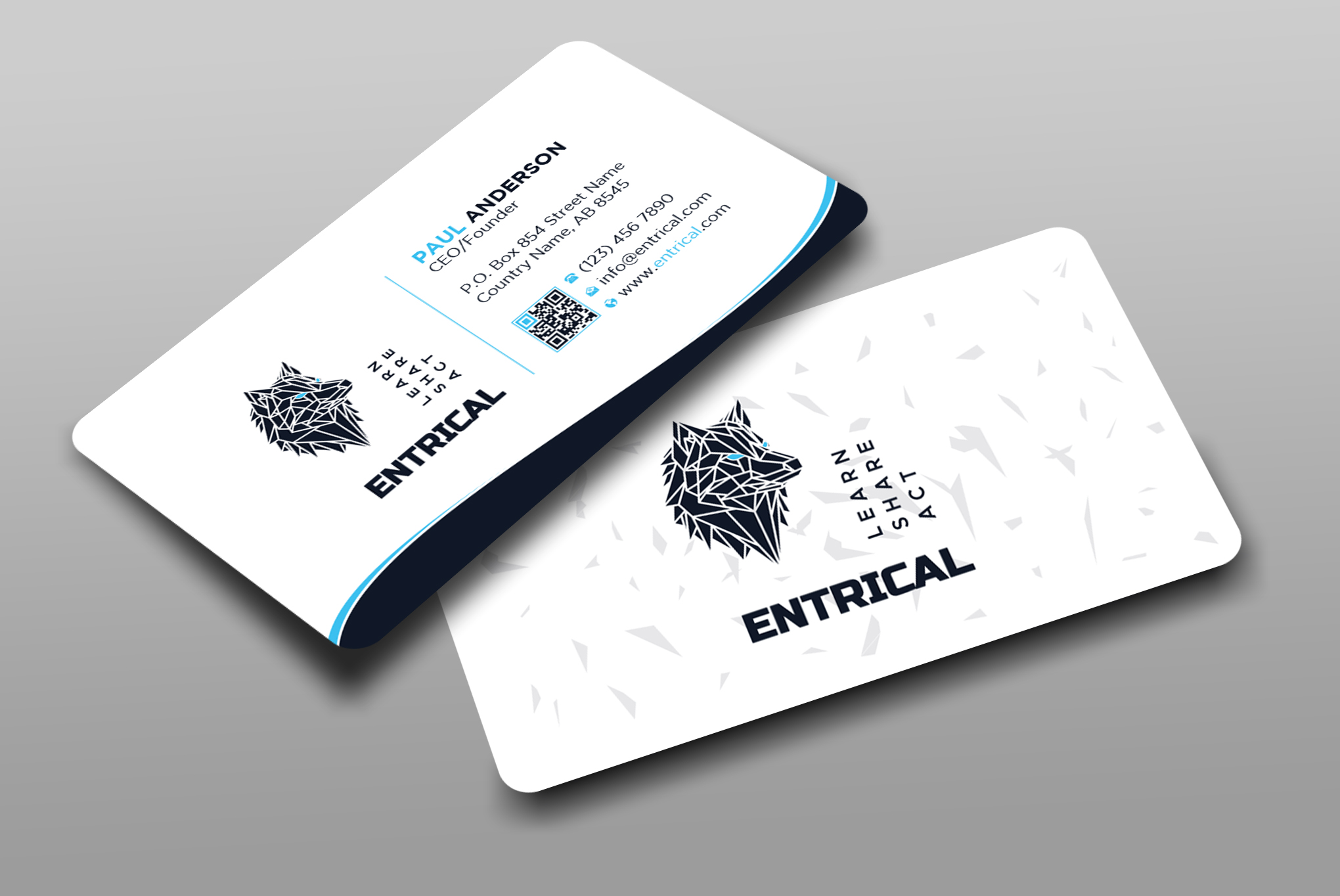 Design de Carte de Visite par Uttom 2 pour Entrical, LLC | Design #34026750