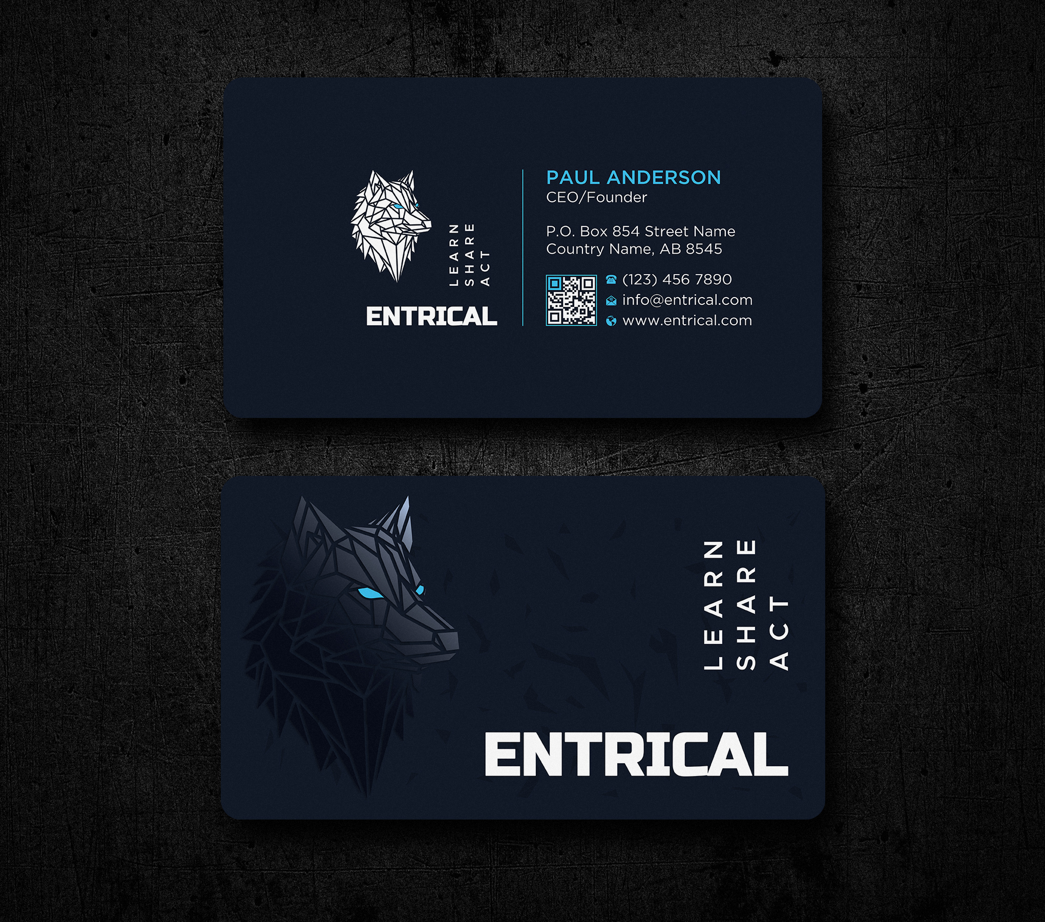 Design de Carte de Visite par Uttom 2 pour Entrical, LLC | Design #34026867