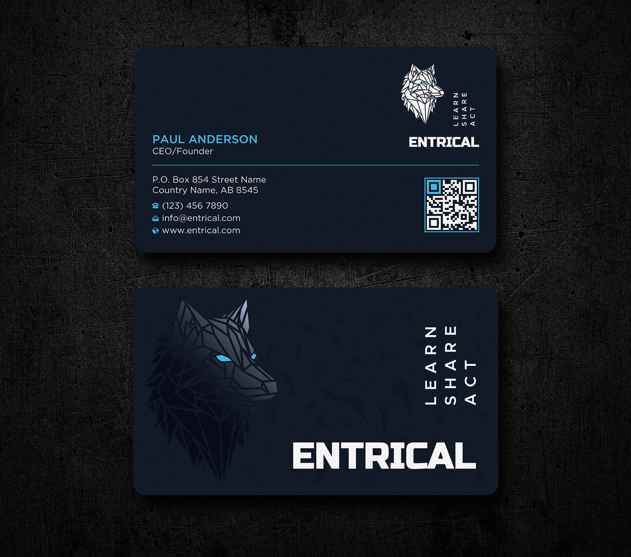 Design de Carte de Visite par Uttom 2 pour Entrical, LLC | Design #34026868