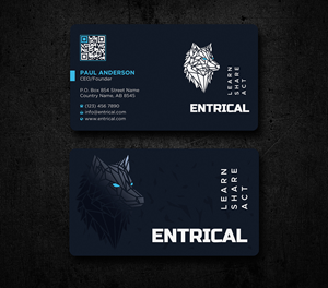 Design de Carte de Visite par Uttom 2 pour Entrical, LLC | Design : #34026869