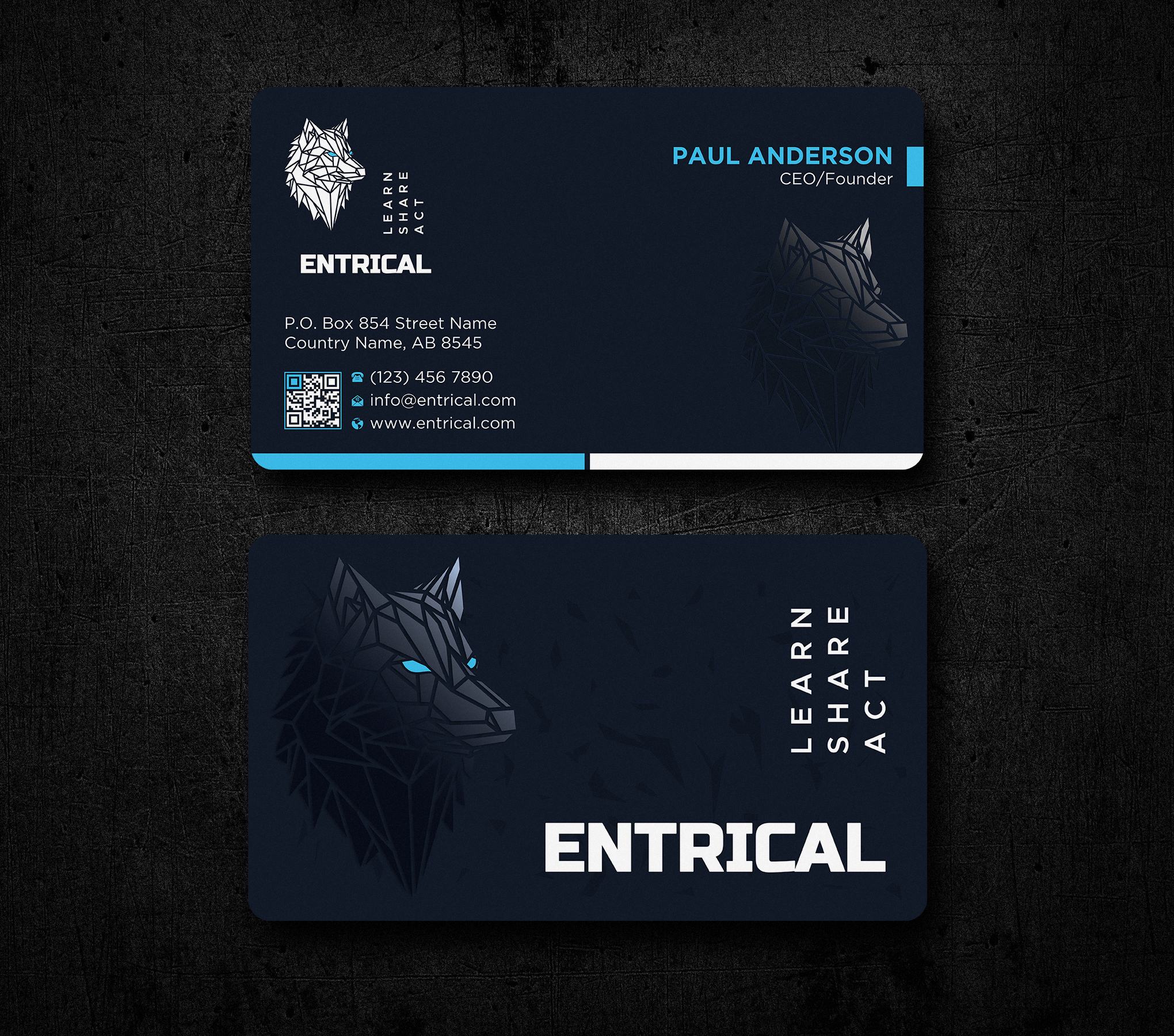 Business Card Design by Uttom 2 for Entrical, LLC | Design #34026870