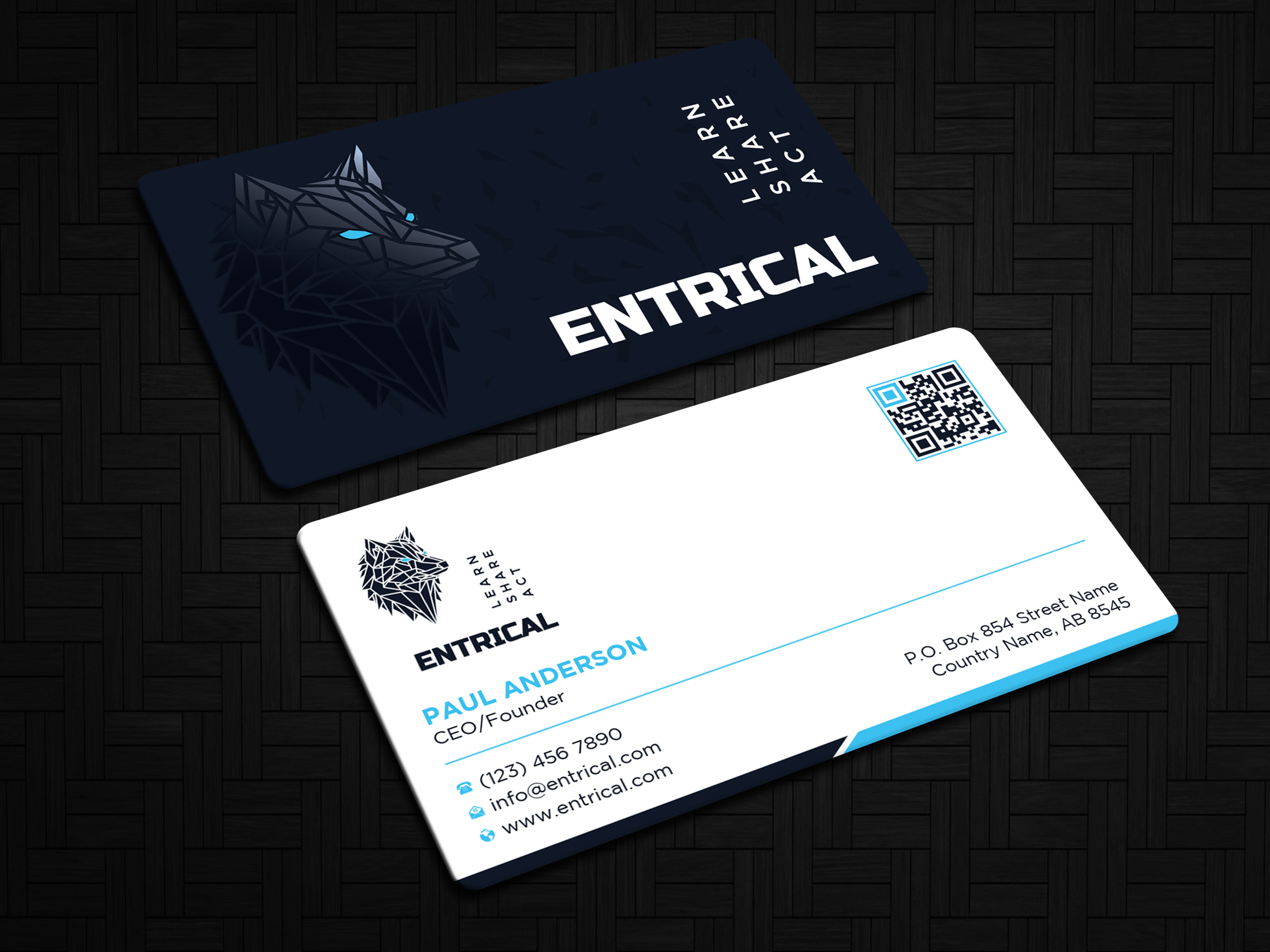 Design de Carte de Visite par Uttom 2 pour Entrical, LLC | Design #34026876
