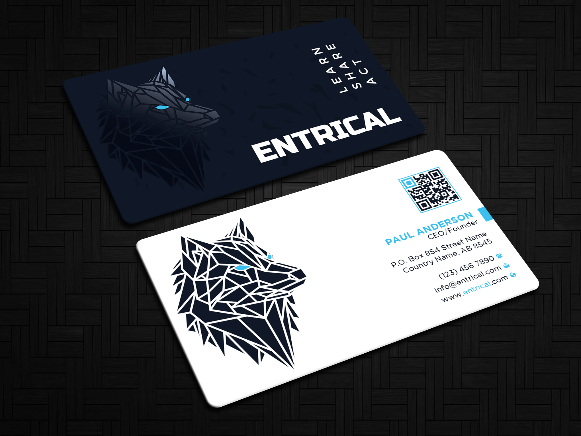 Business Card Design by Uttom 2 for Entrical, LLC | Design #34026885