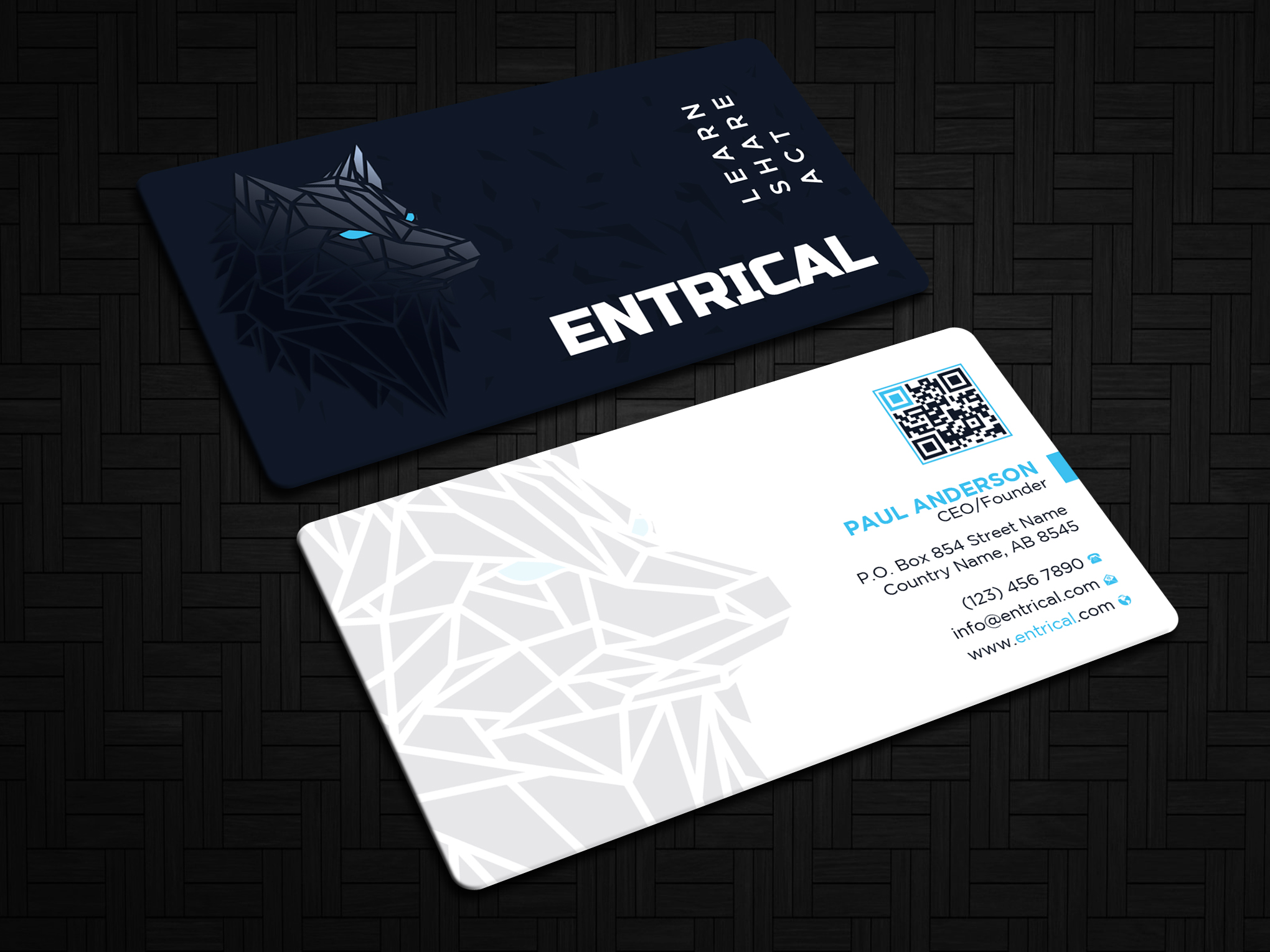 Business Card Design by Uttom 2 for Entrical, LLC | Design #34026886