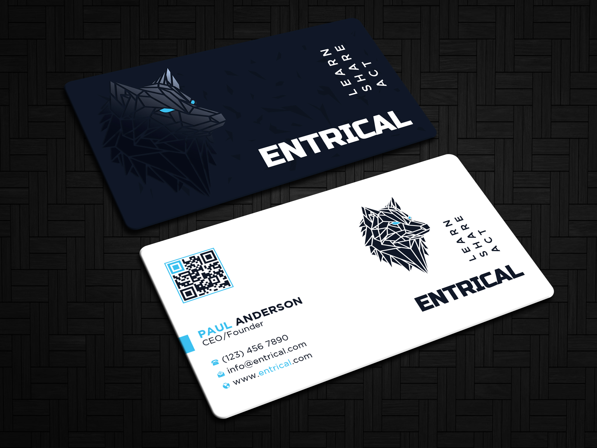 Business Card Design by Uttom 2 for Entrical, LLC | Design #34026887
