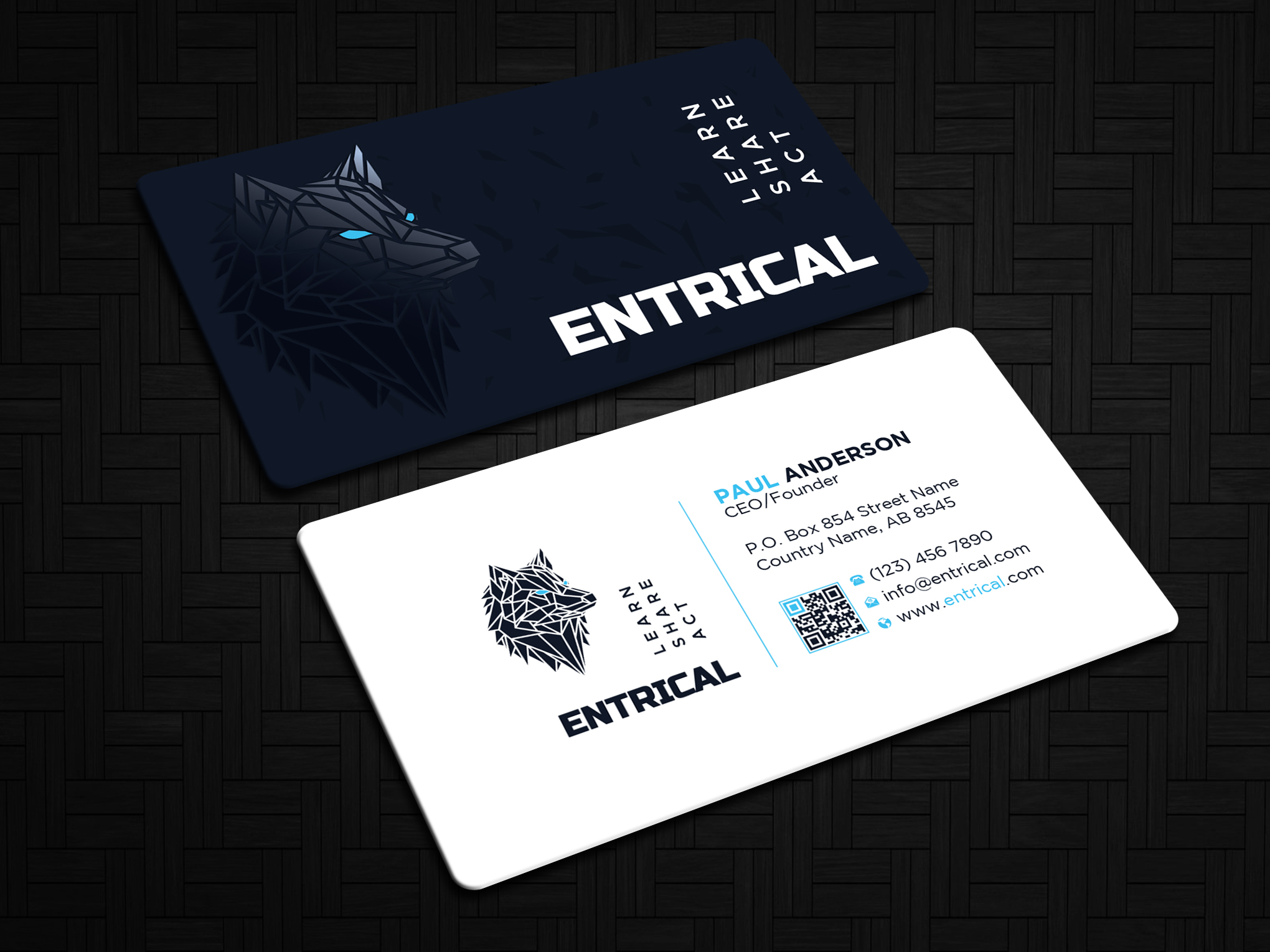 Business Card Design by Uttom 2 for Entrical, LLC | Design #34026888