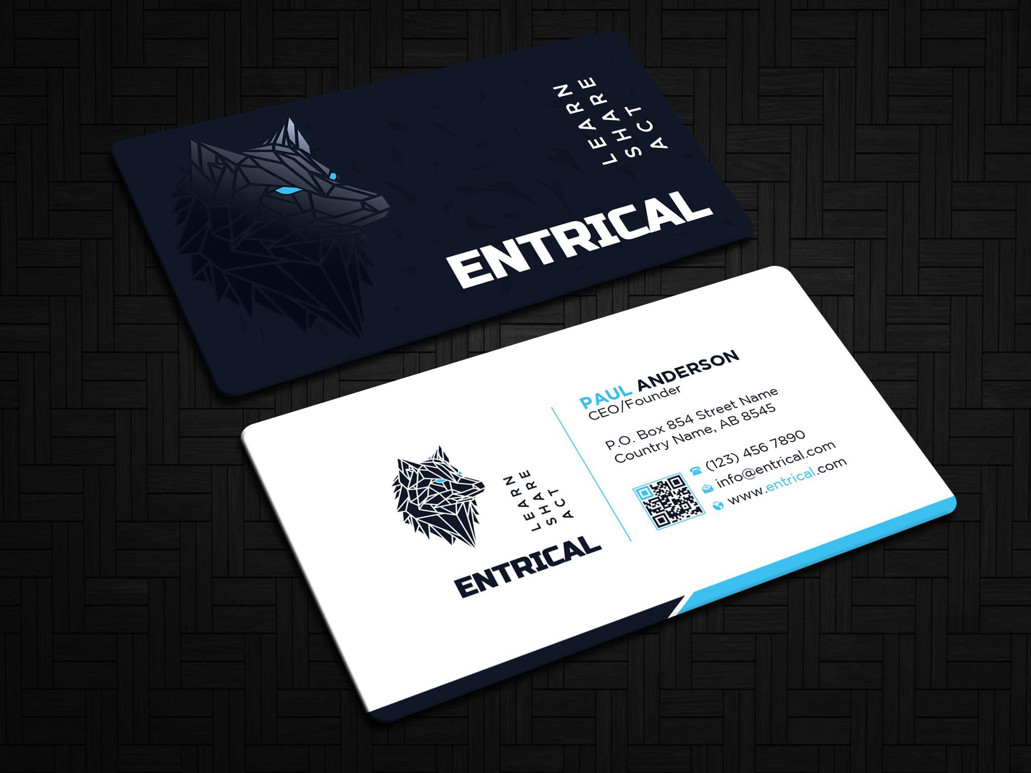 Business Card Design by Uttom 2 for Entrical, LLC | Design #34026894