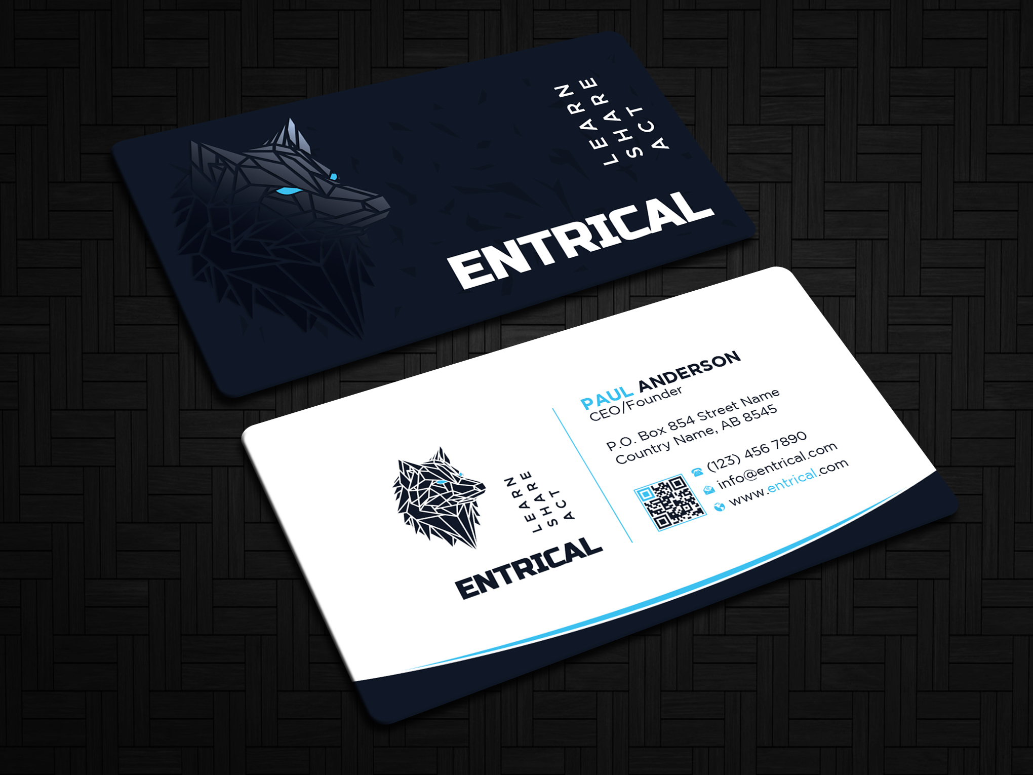 Business Card Design by Uttom 2 for Entrical, LLC | Design #34026896