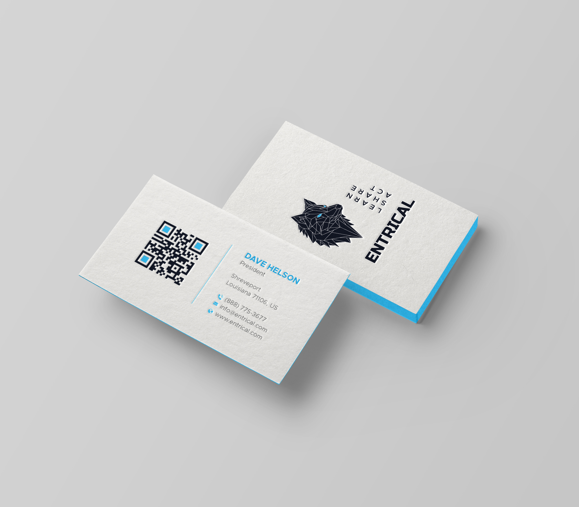 Business Card Design by DesignShout for Entrical, LLC | Design #34029419