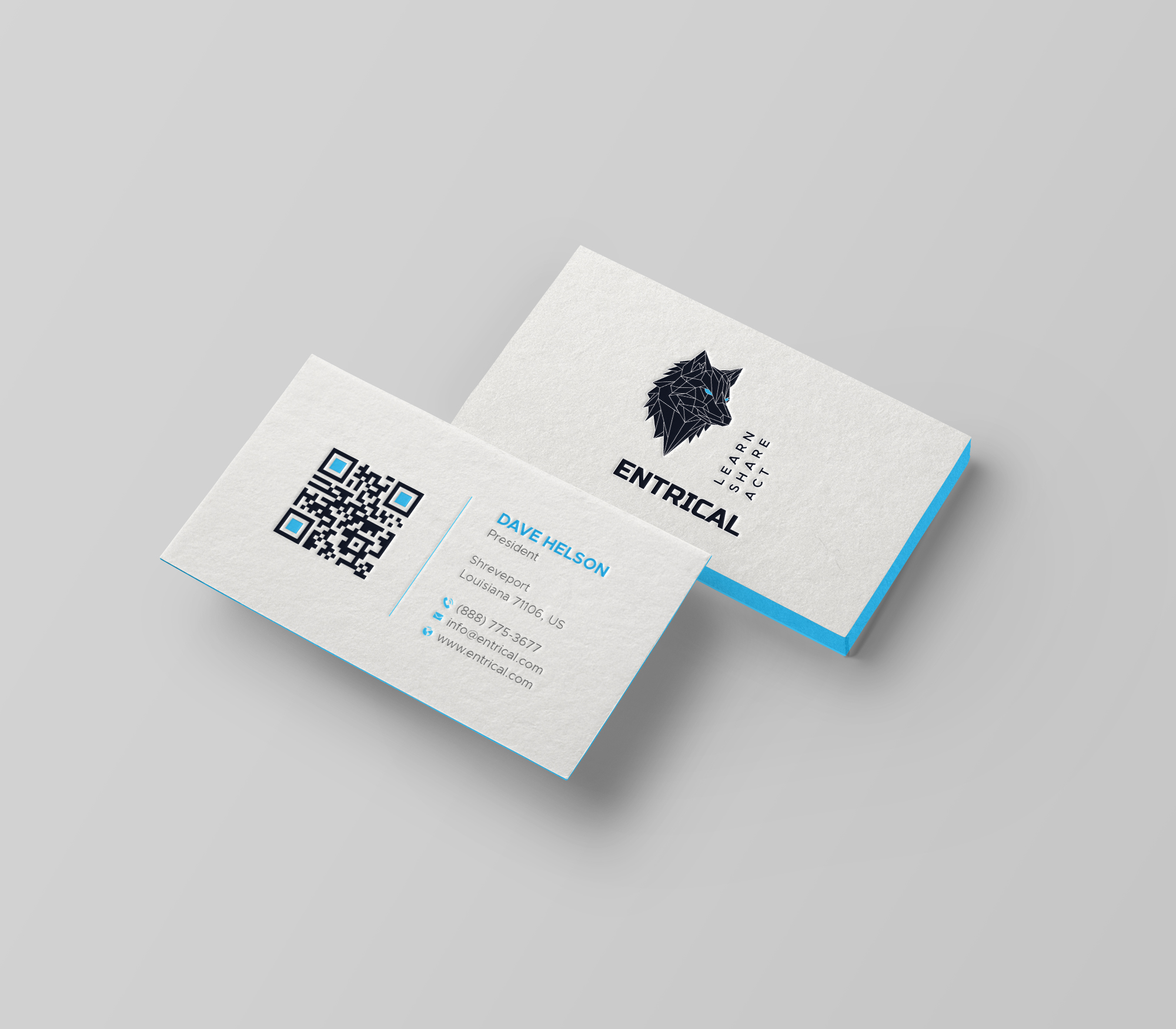 Business Card Design by DesignShout for Entrical, LLC | Design #34029420