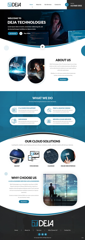 Web Design by pb for this project | Design: #34018786