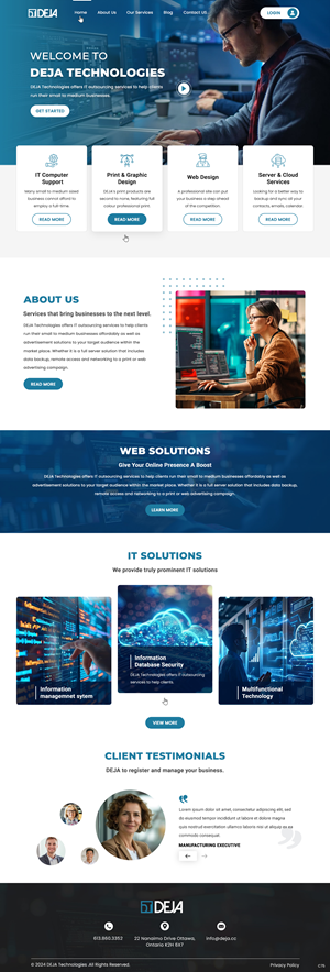 Web Design by pb for this project | Design: #34018795