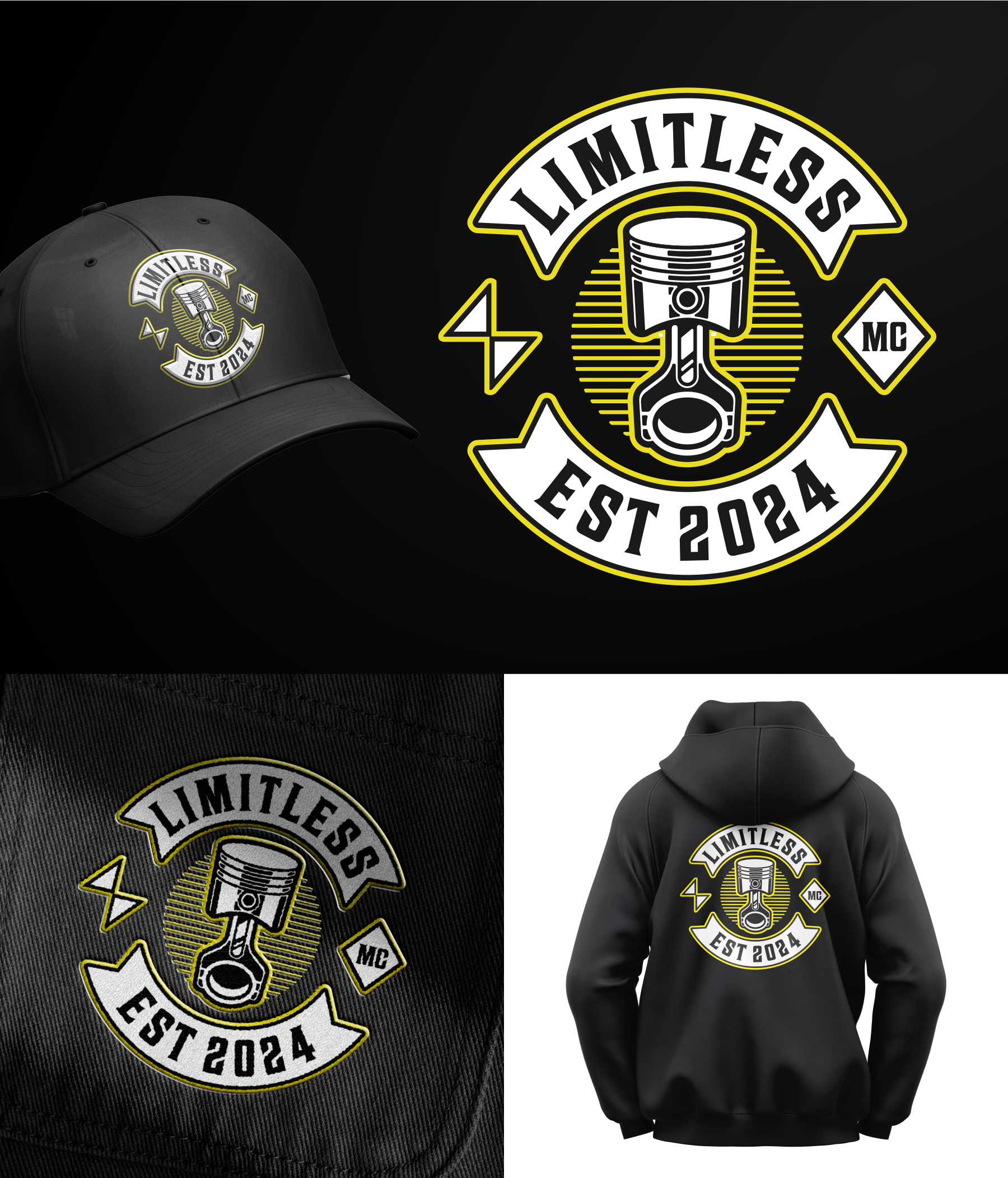 Logo Design by Aezakmi for LIMITLESS MC | Design #34027596