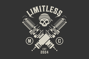 Logo Design by Aezakmi for LIMITLESS MC | Design: #34050264