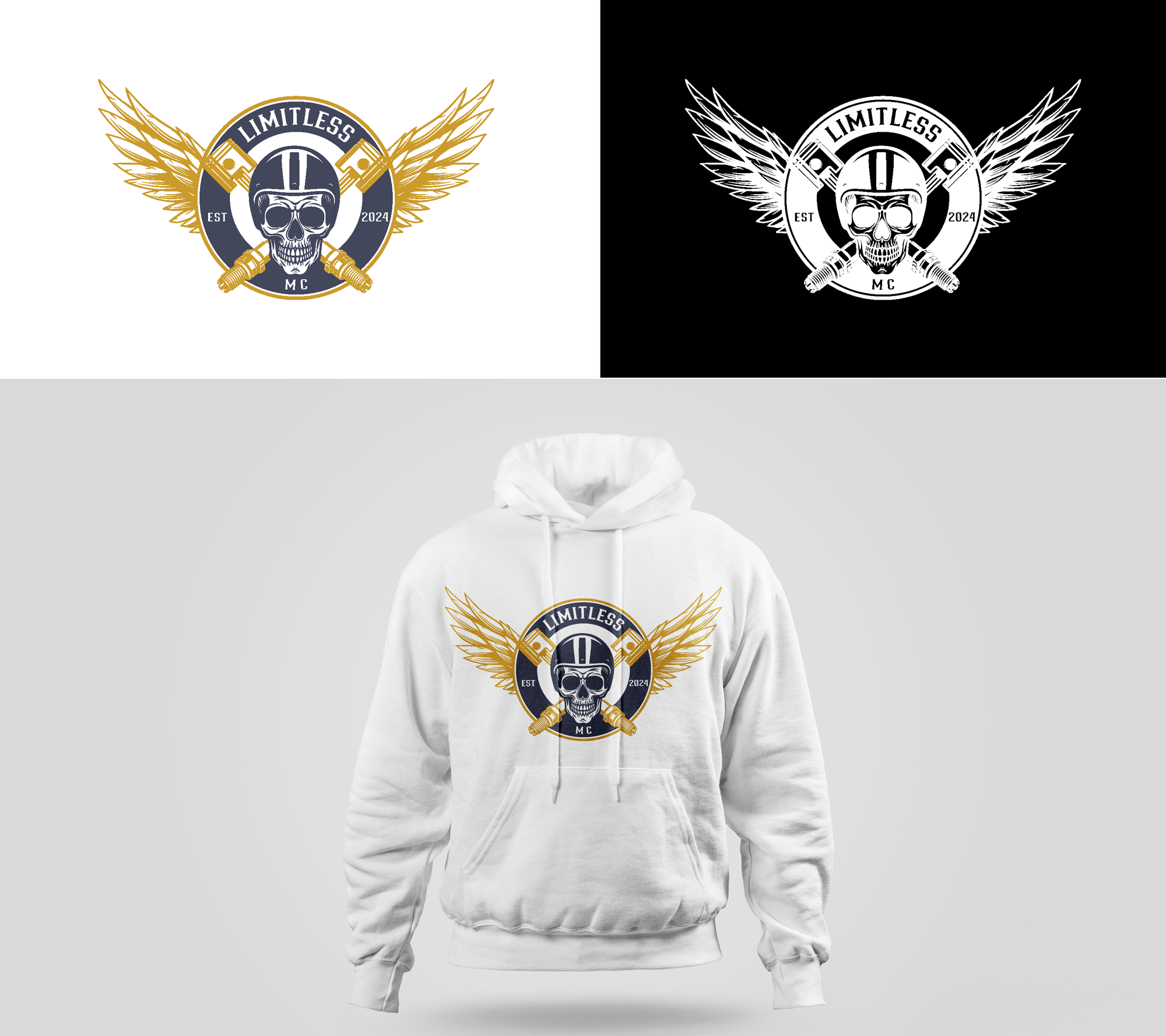 Logo Design by RA-bica for LIMITLESS MC | Design #34027457