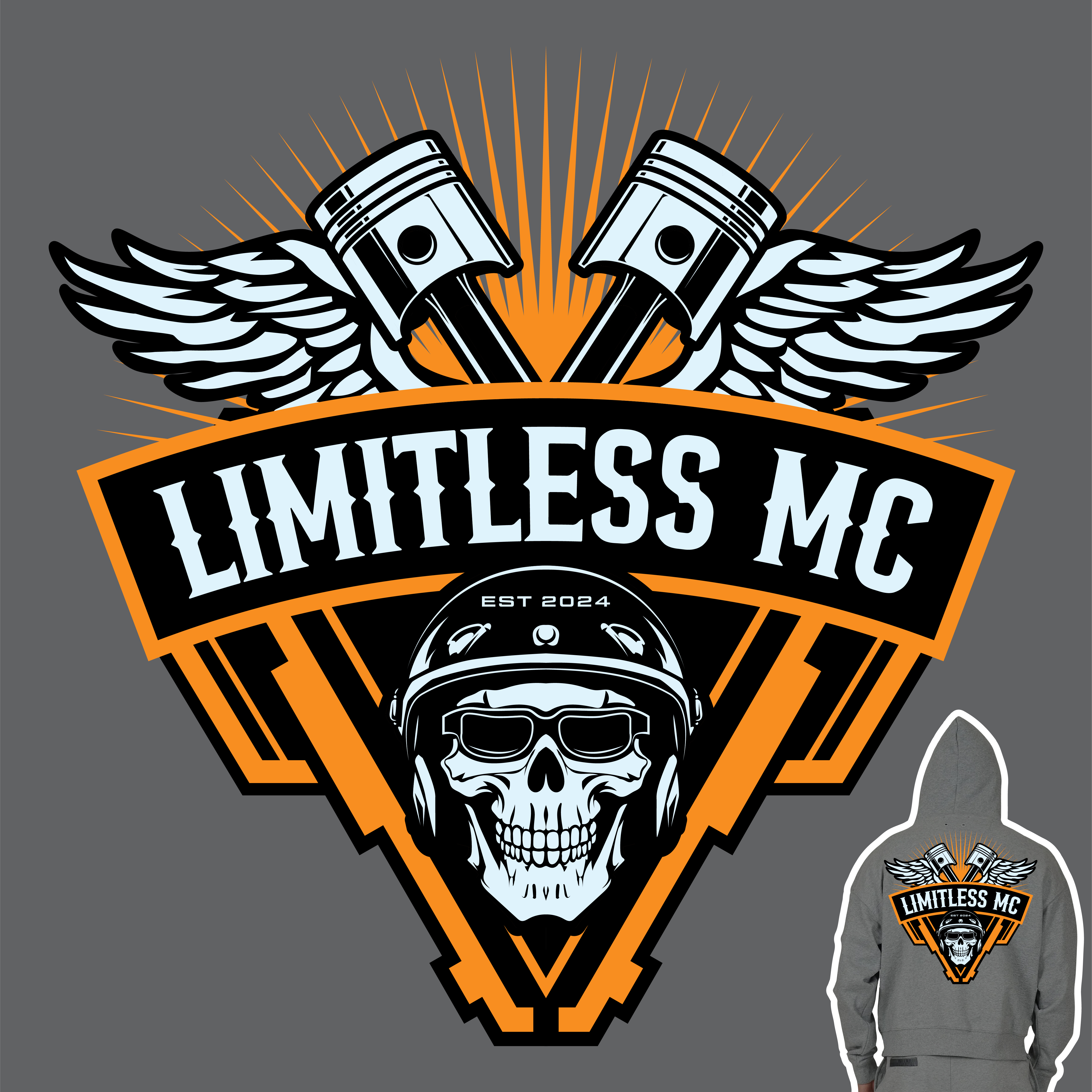 Logo Design by John Mark Arts for LIMITLESS MC | Design #34025733