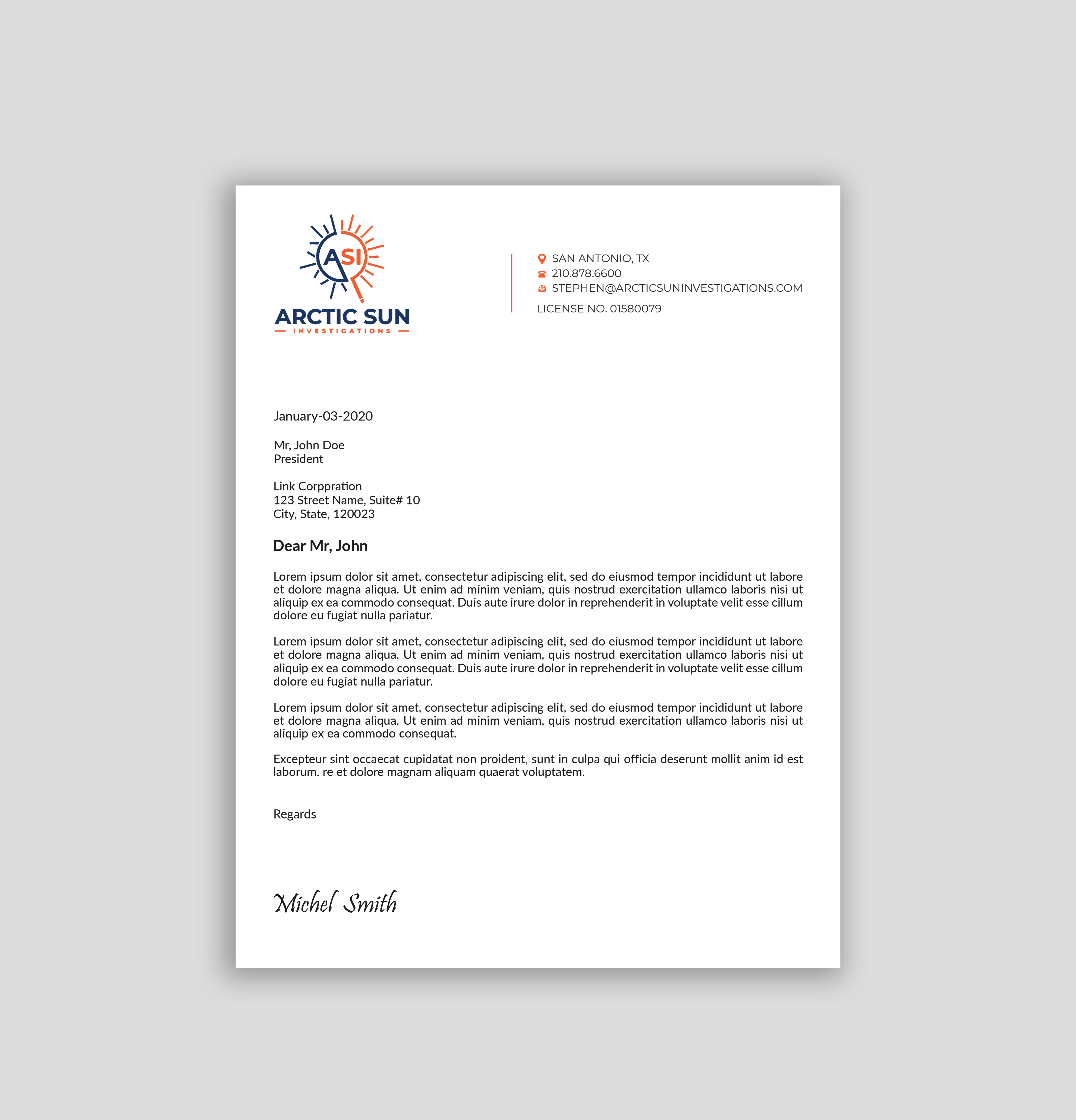 Letterhead Design by Expert Bappy for Della Casa Law Firm | Design #34013422
