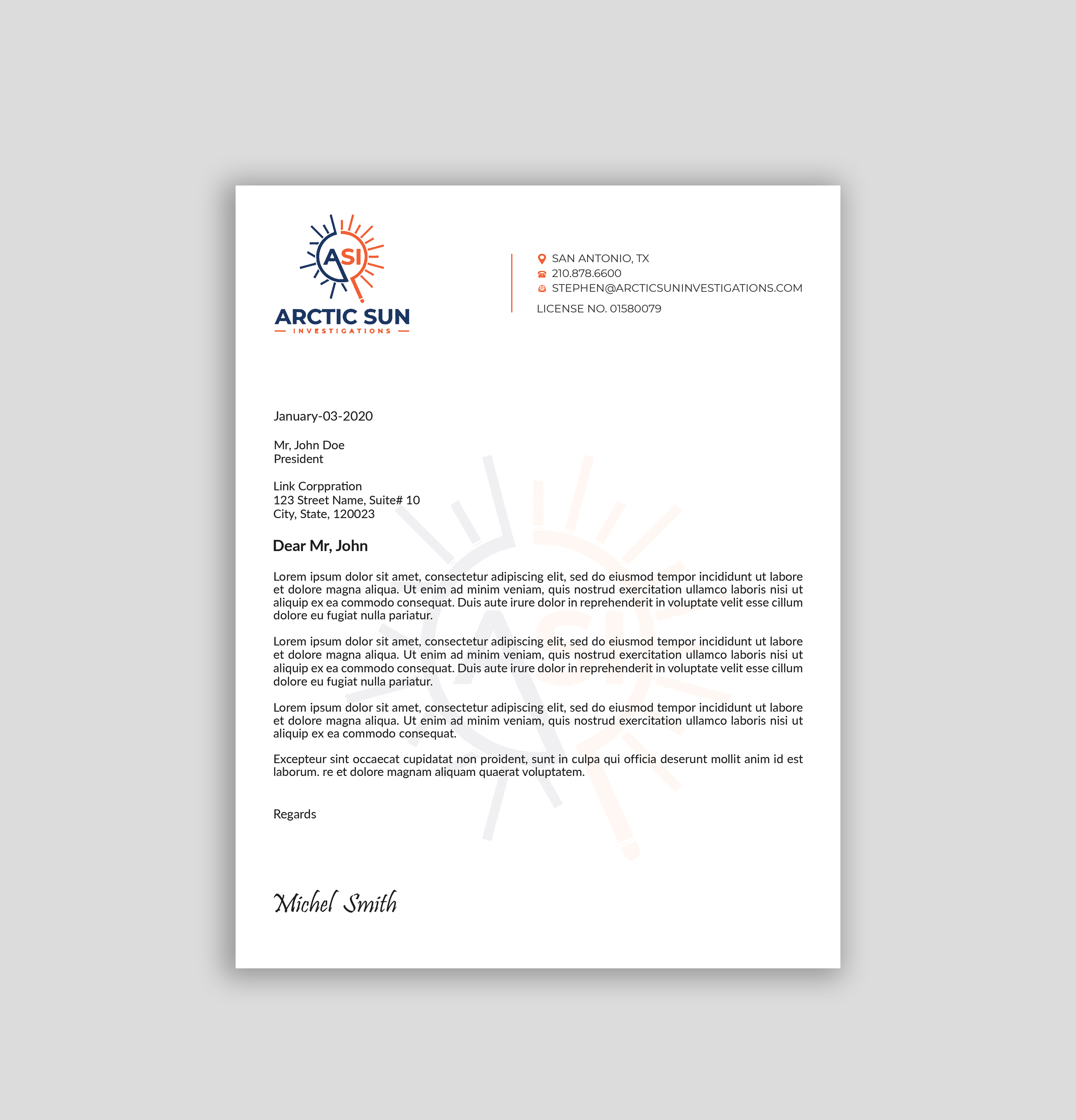 Letterhead Design by Expert Bappy for Della Casa Law Firm | Design #34013424