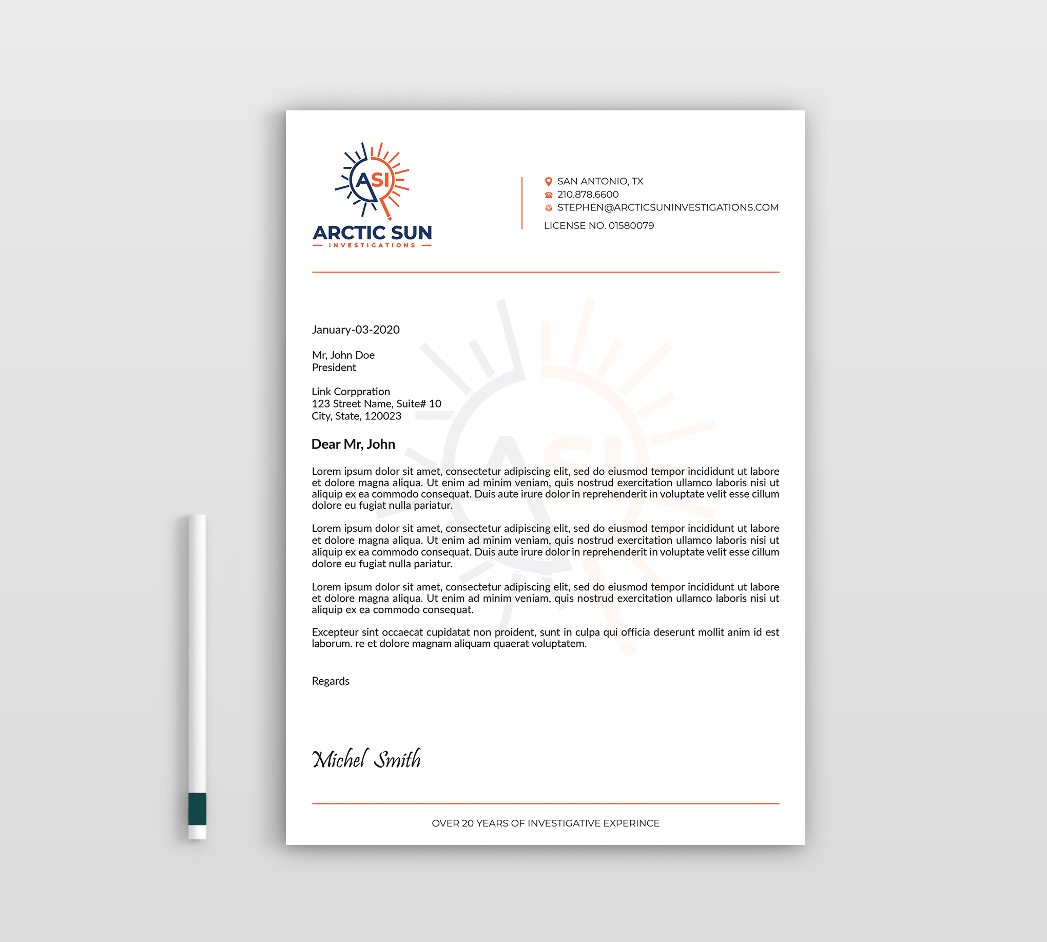 Diseño de Membrete por Expert Bappy para Della Casa Law Firm | Diseño #34013443