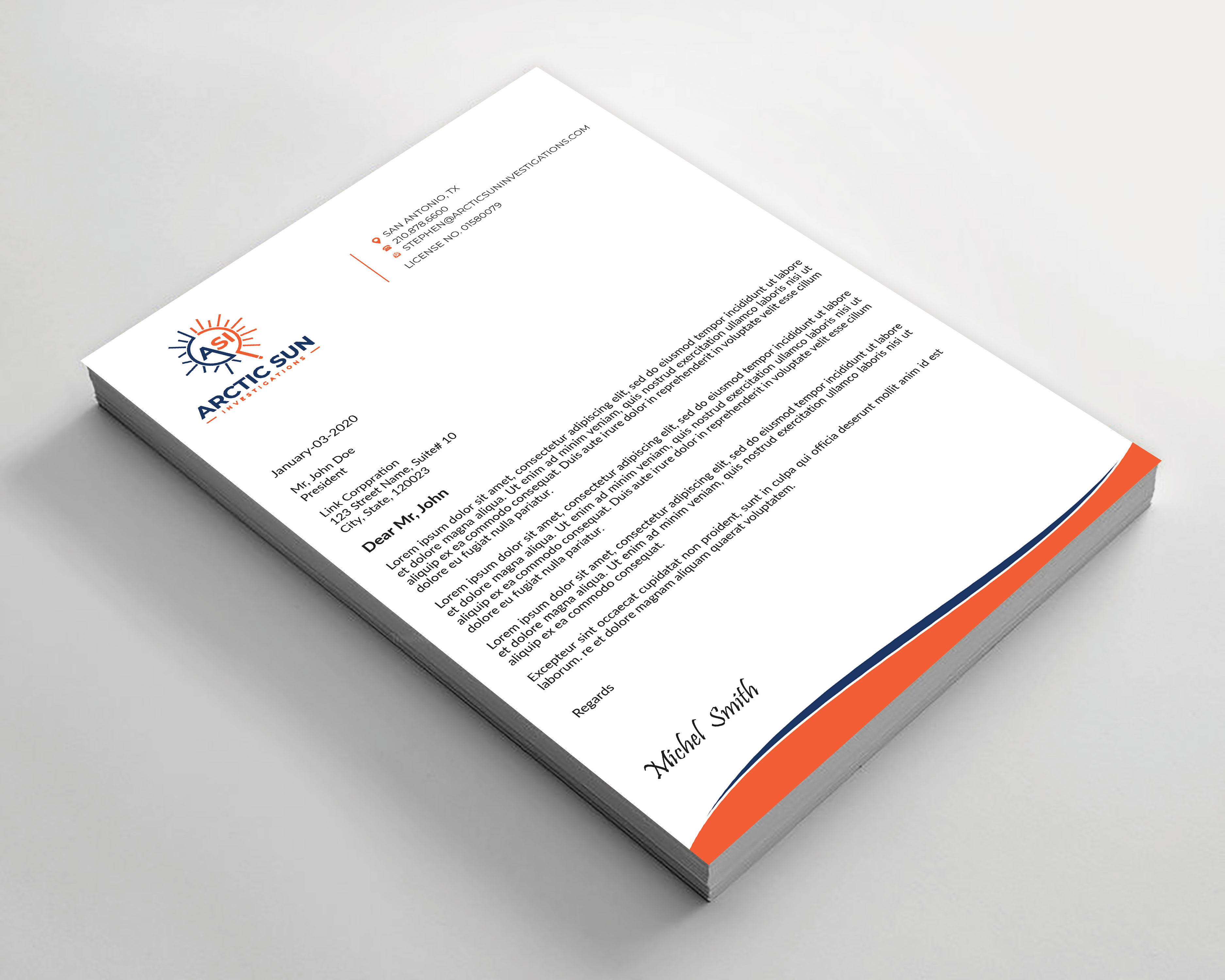 Diseño de Membrete por Expert Bappy para Della Casa Law Firm | Diseño #34013450