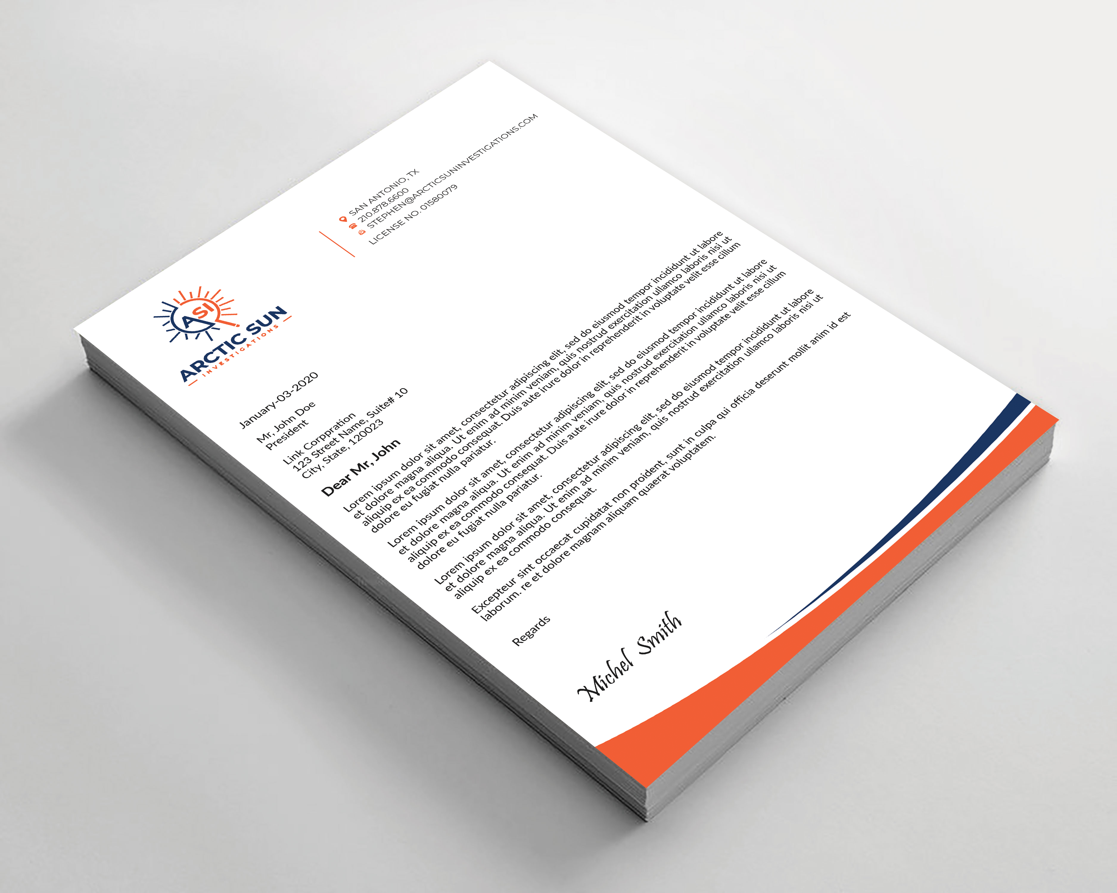 Diseño de Membrete por Expert Bappy para Della Casa Law Firm | Diseño #34013462