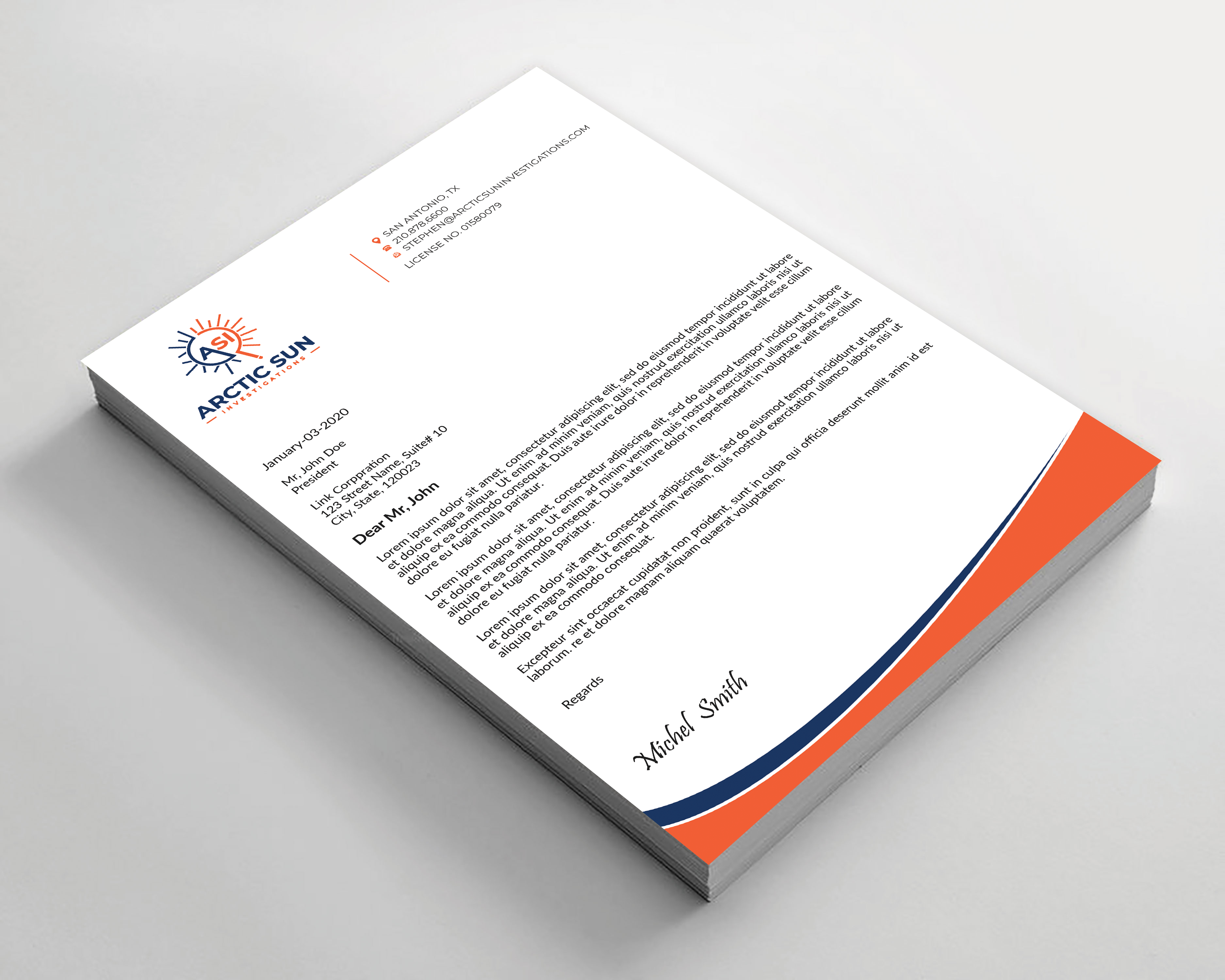 Diseño de Membrete por Expert Bappy para Della Casa Law Firm | Diseño #34013506
