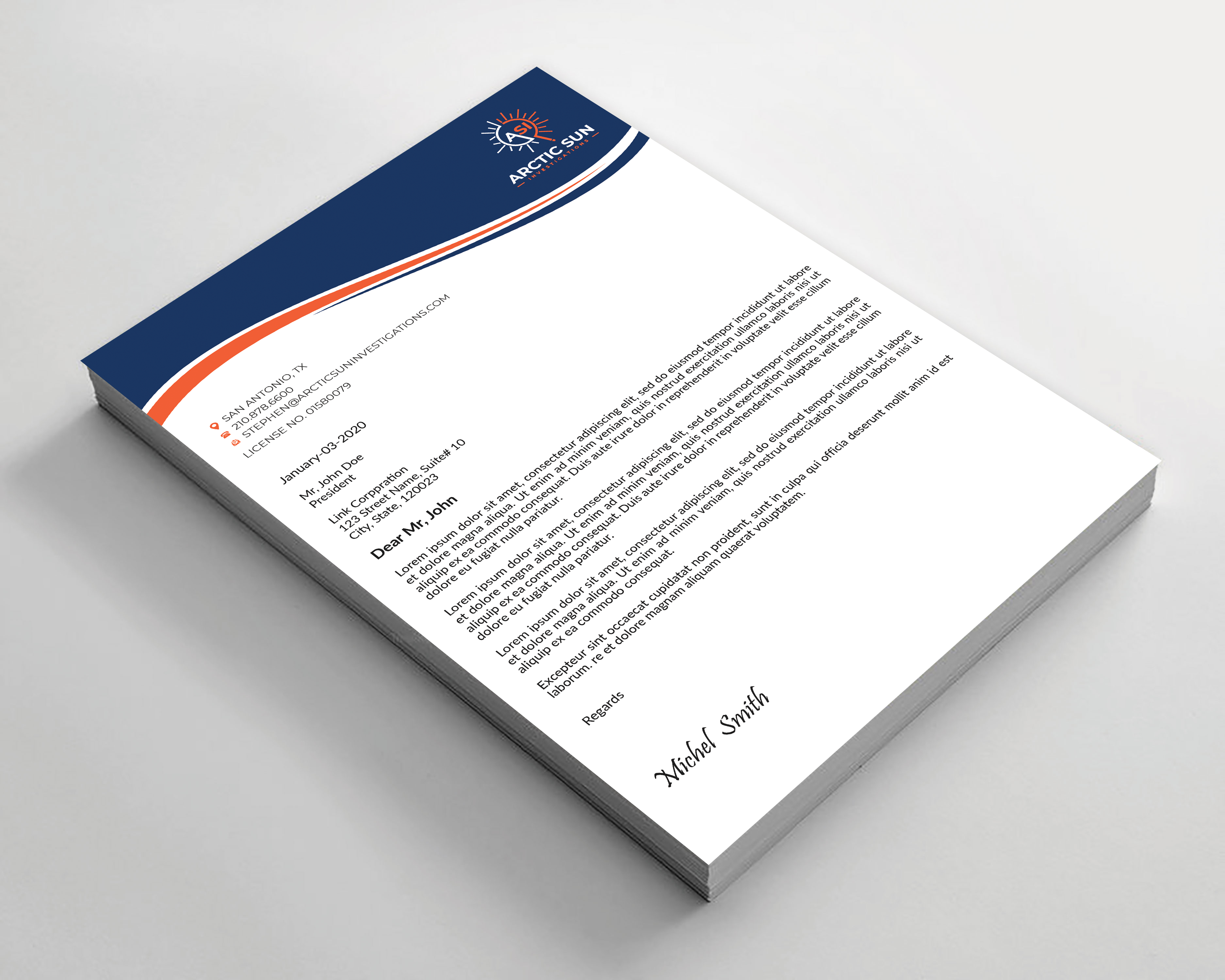 Diseño de Membrete por Expert Bappy para Della Casa Law Firm | Diseño #34013525