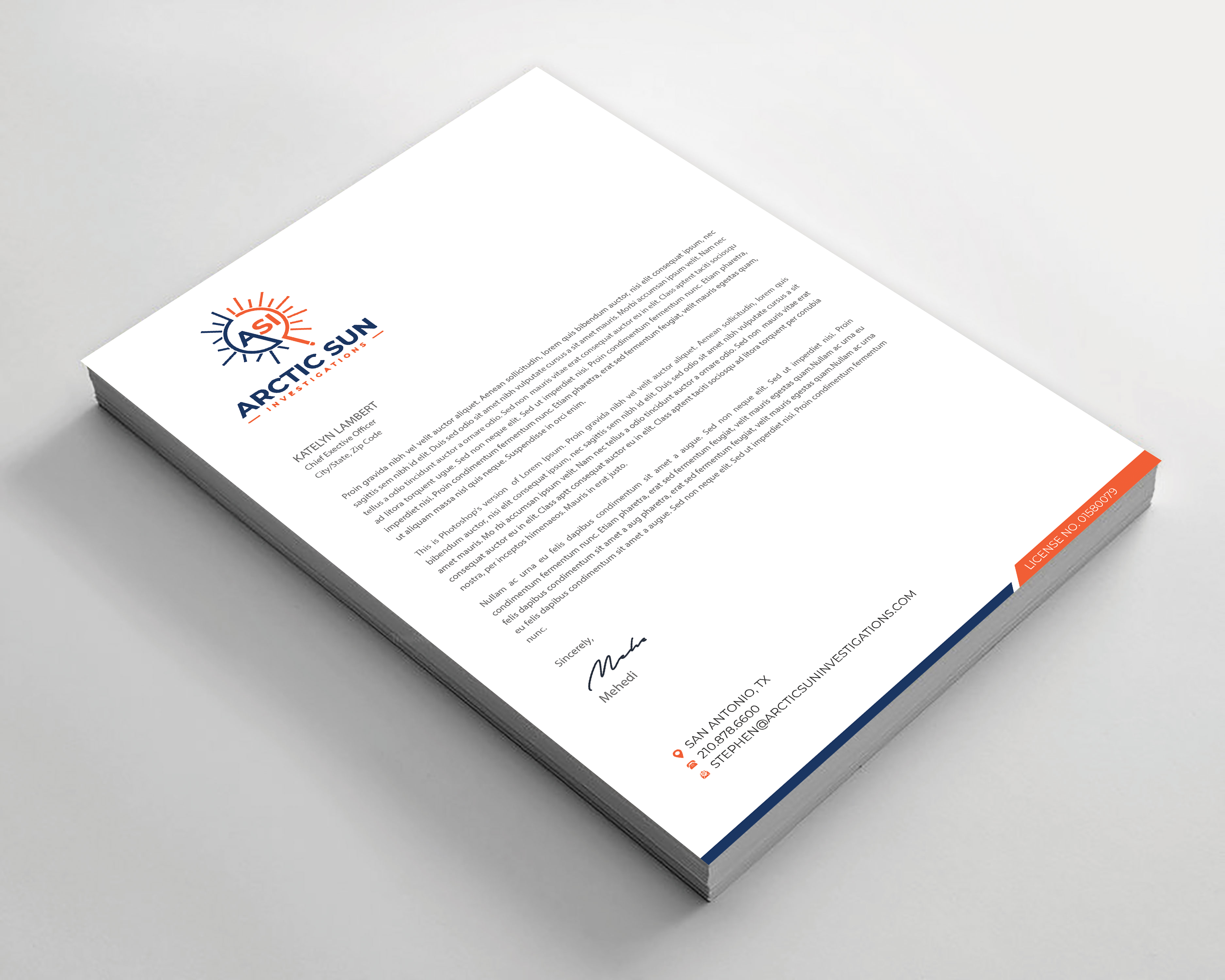 Diseño de Membrete por Expert Bappy para Della Casa Law Firm | Diseño #34013544