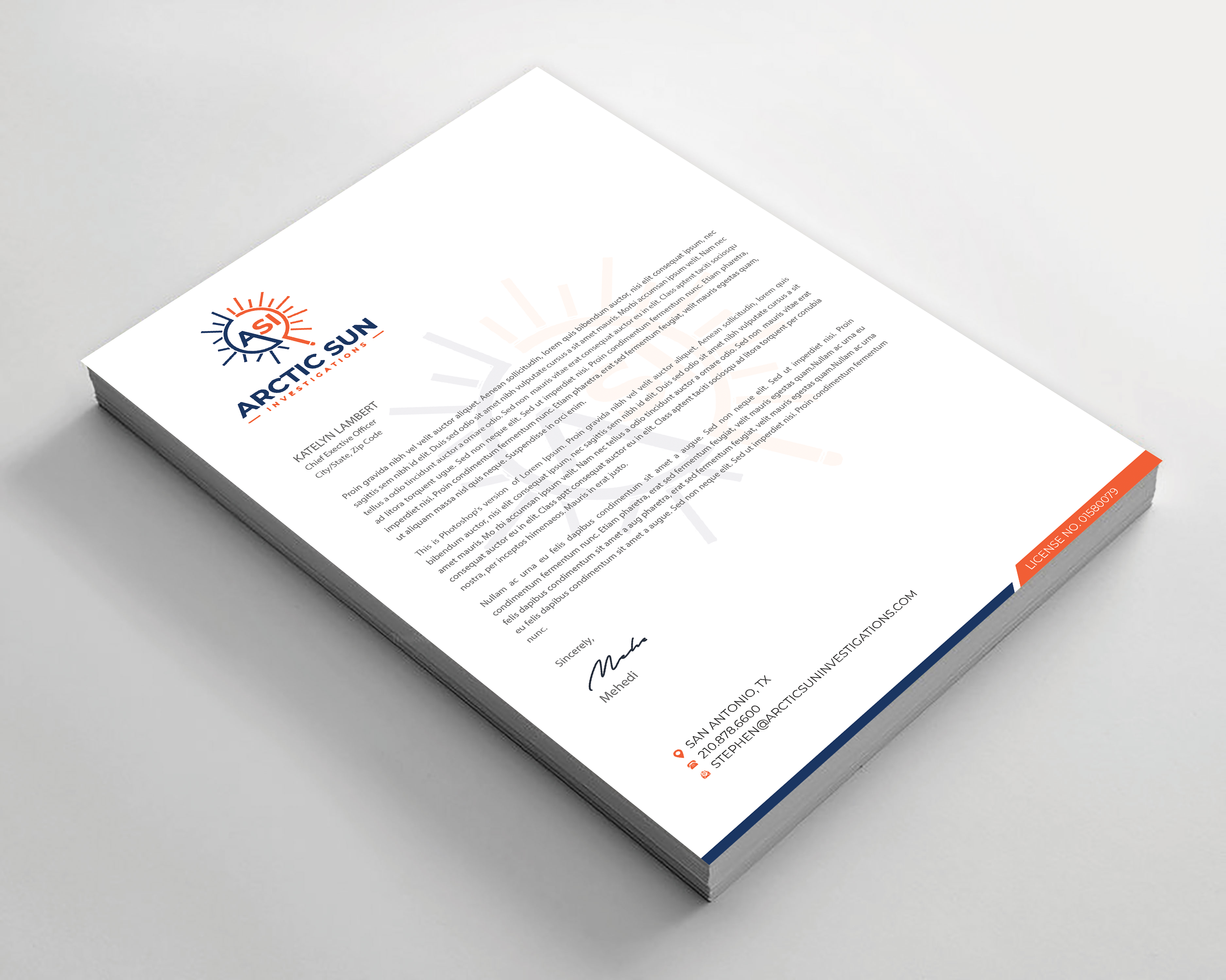 Diseño de Membrete por Expert Bappy para Della Casa Law Firm | Diseño #34013550