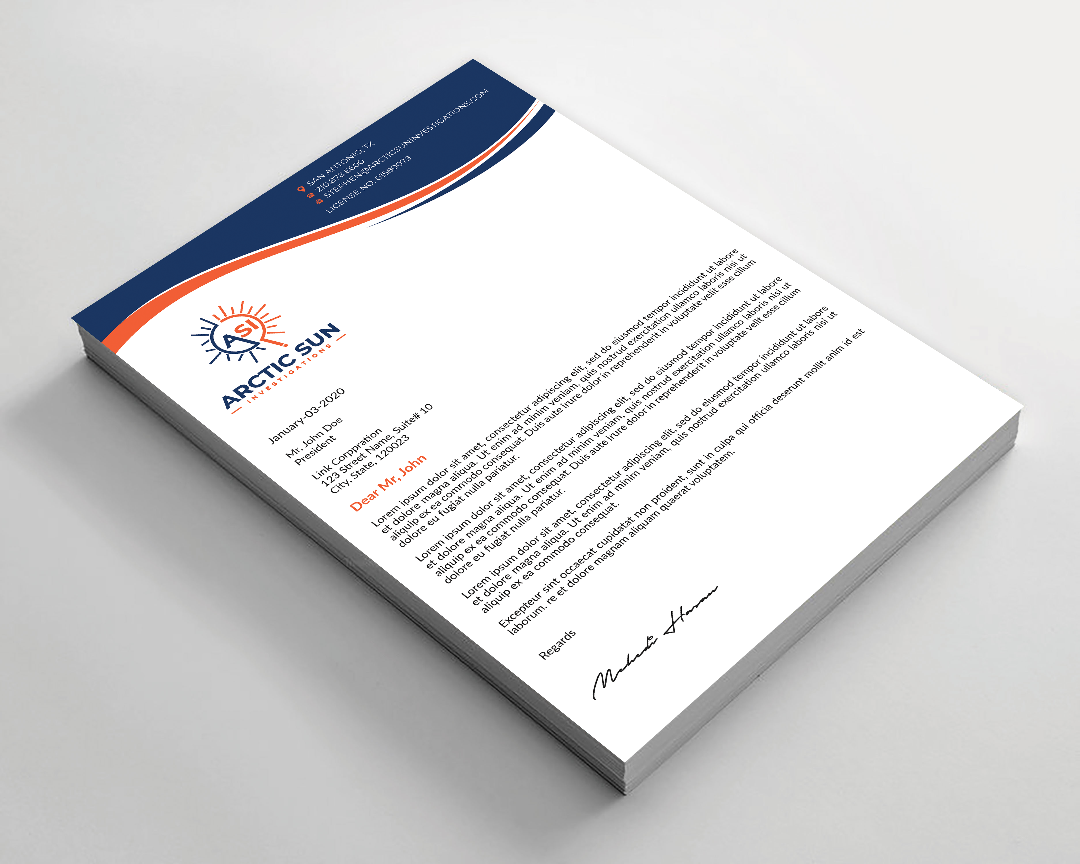 Diseño de Membrete por Expert Bappy para Della Casa Law Firm | Diseño #34013630