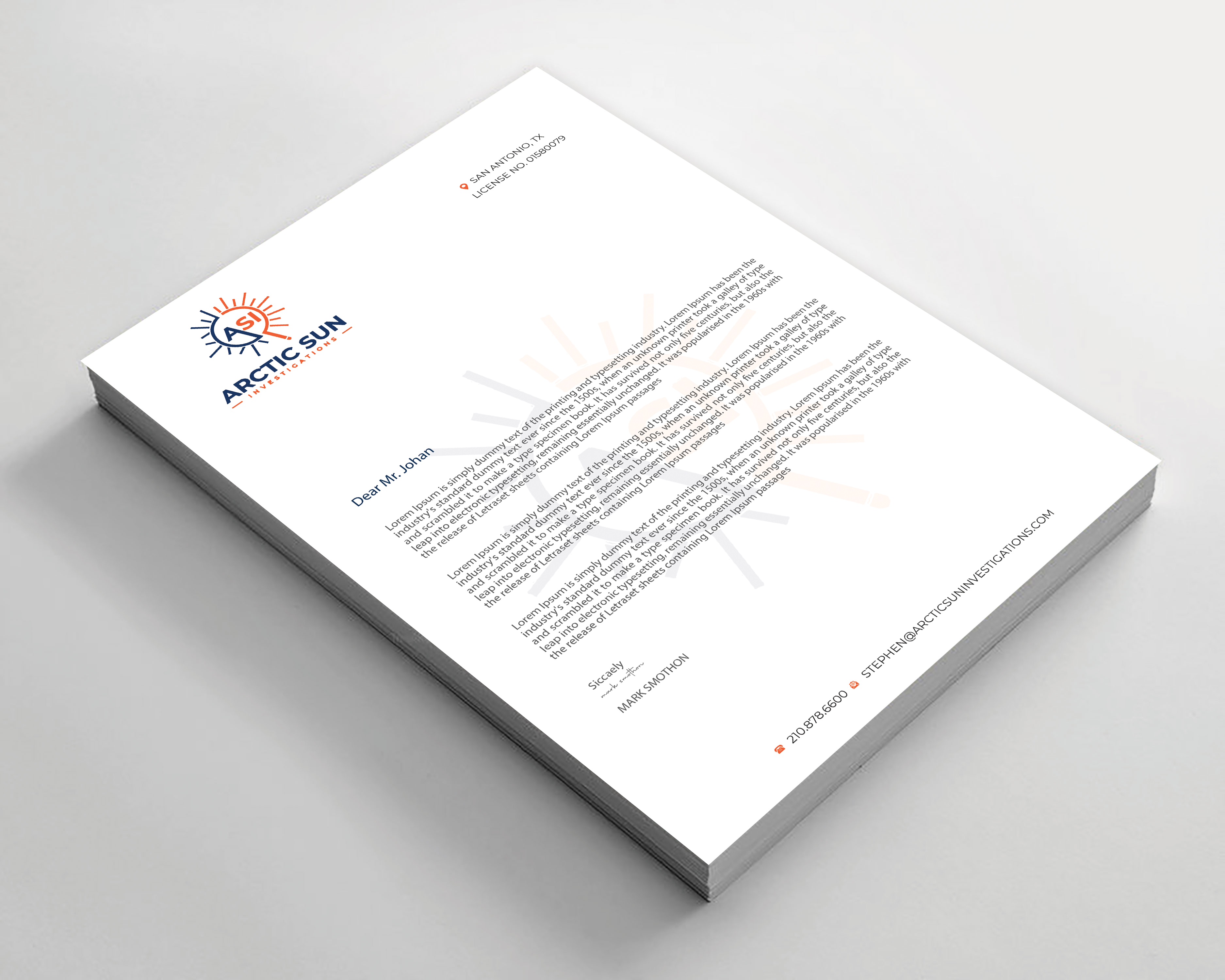 Letterhead Design by Expert Bappy for Della Casa Law Firm | Design #34017117