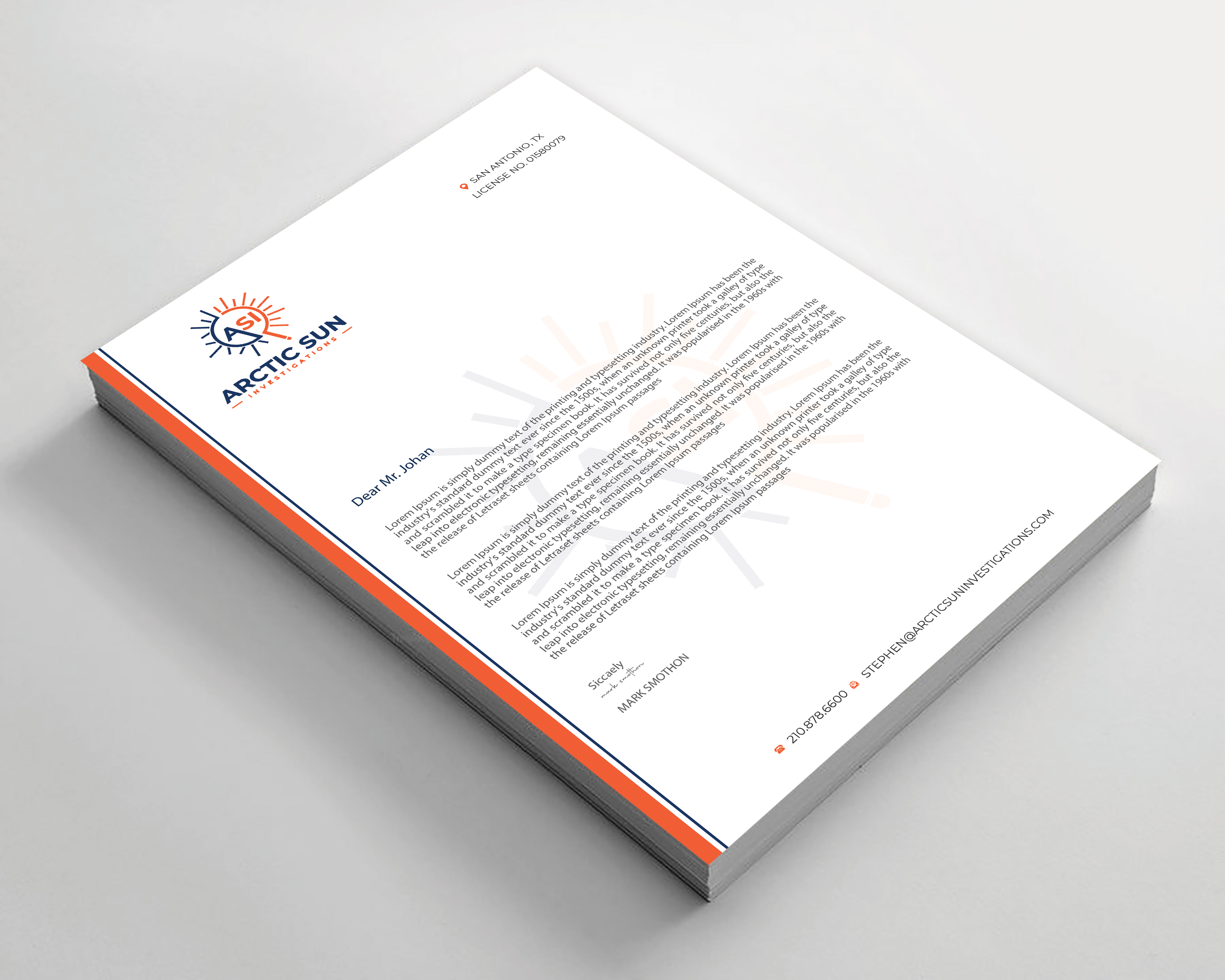Letterhead Design by Expert Bappy for Della Casa Law Firm | Design #34017118