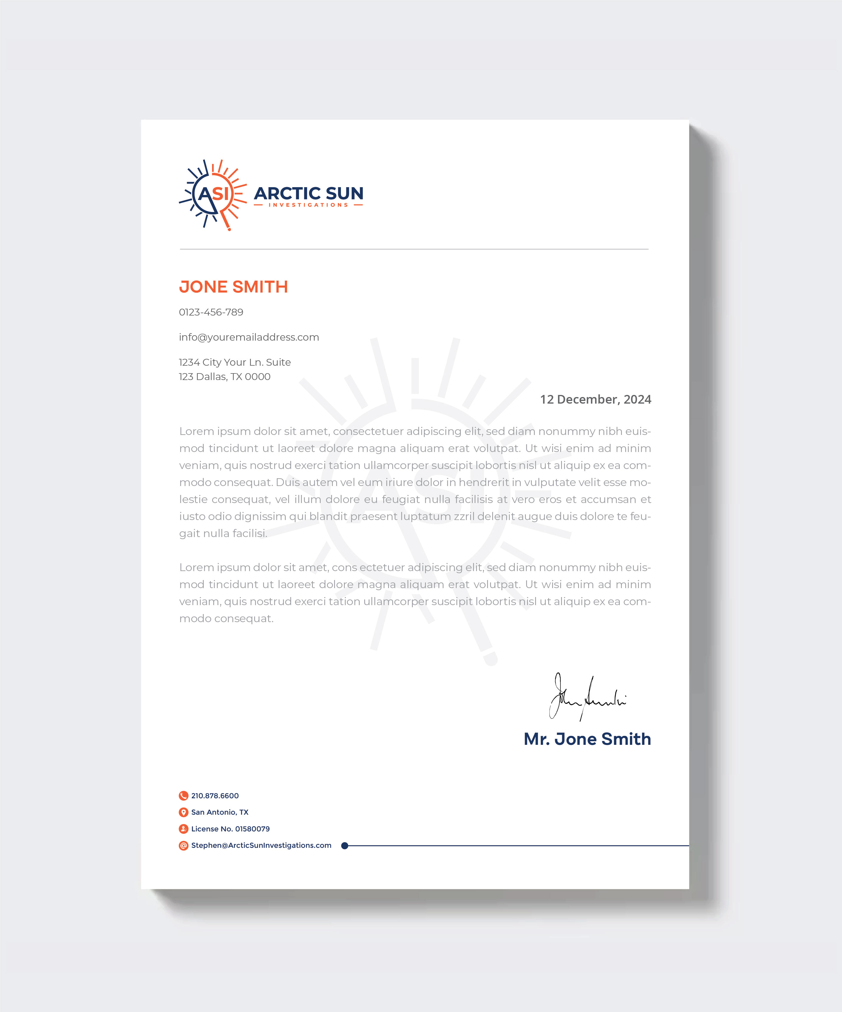 Letterhead Design by artbitin for Della Casa Law Firm | Design #34026409