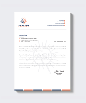 Letterhead Design by artbitin for Della Casa Law Firm | Design: #34026412