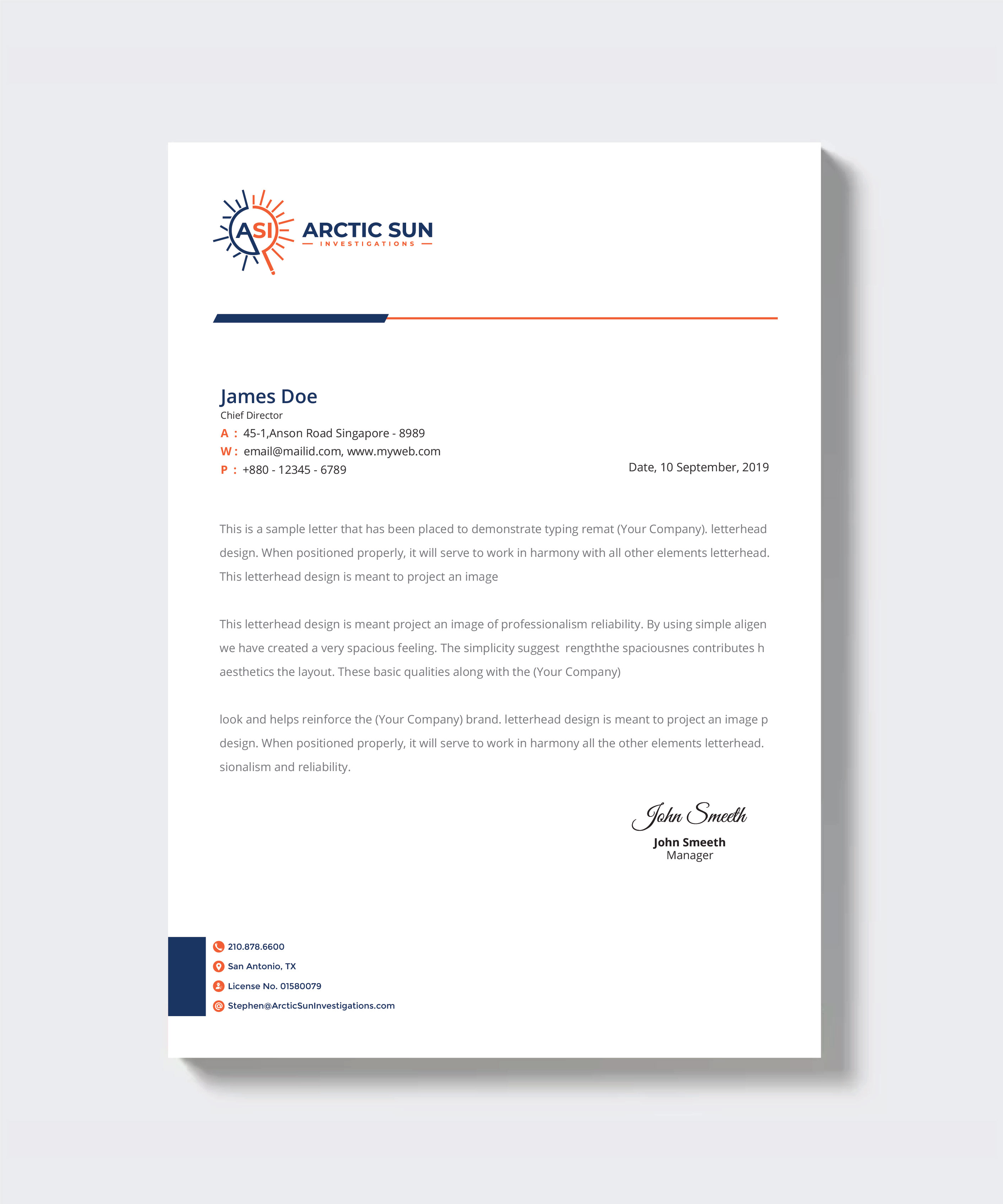 Letterhead Design by artbitin for Della Casa Law Firm | Design #34026413
