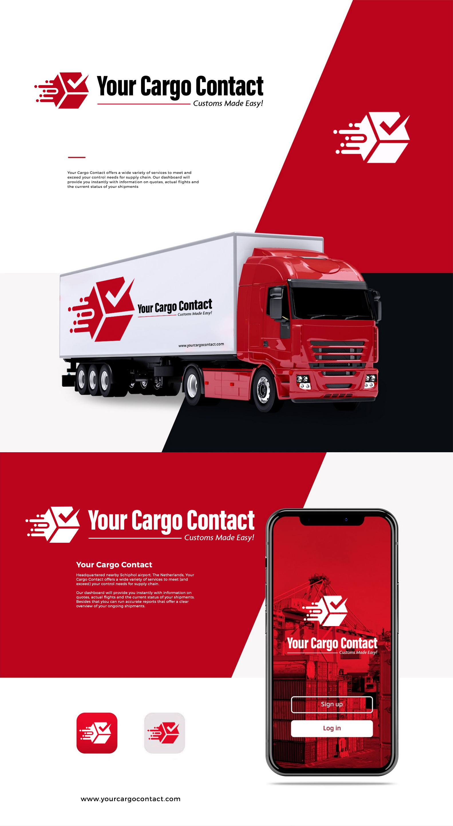 Logo Design by creative.visuals for Your Cargo Contact | Design #34036238