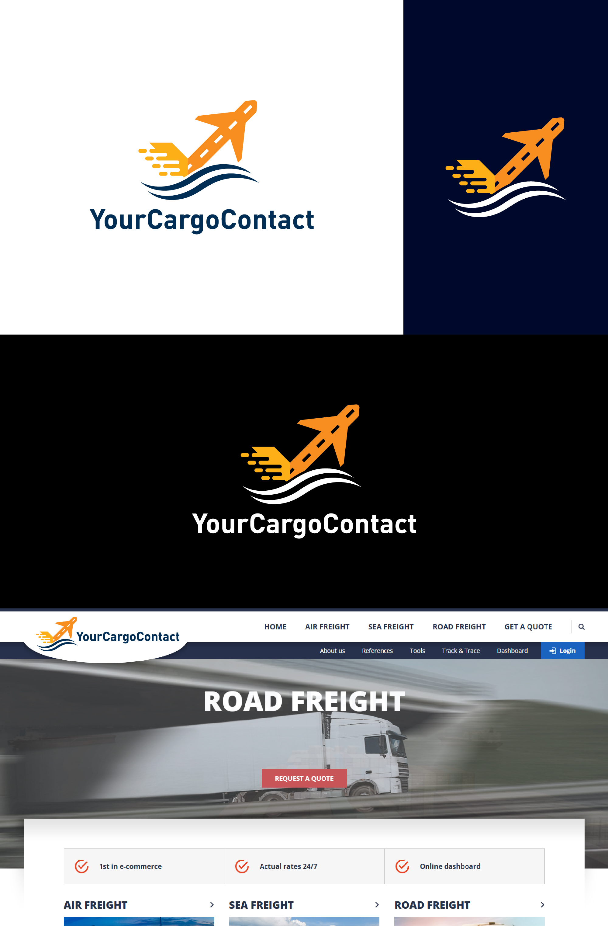 Logo Design by Deziners Zone for Your Cargo Contact | Design #34015760