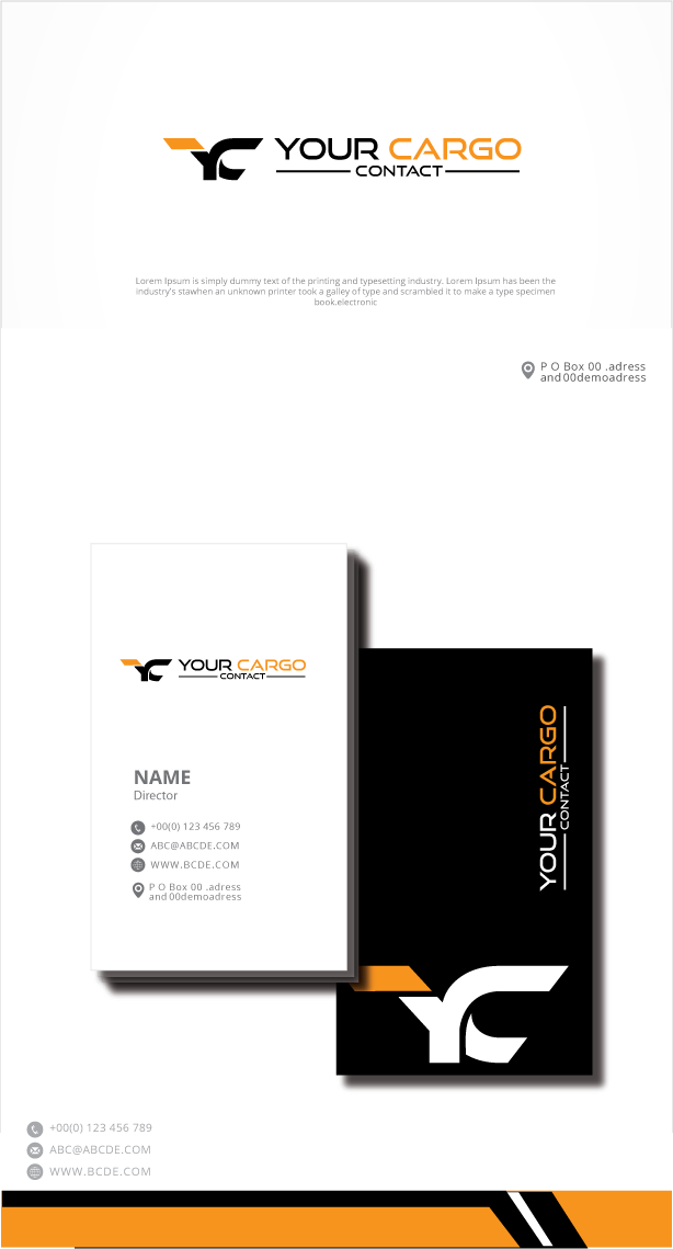 Logo Design by zebronicgraphic for Your Cargo Contact | Design #34015608
