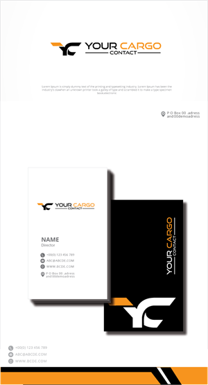 Logo Design by zebronicgraphic for Your Cargo Contact | Design: #34015608