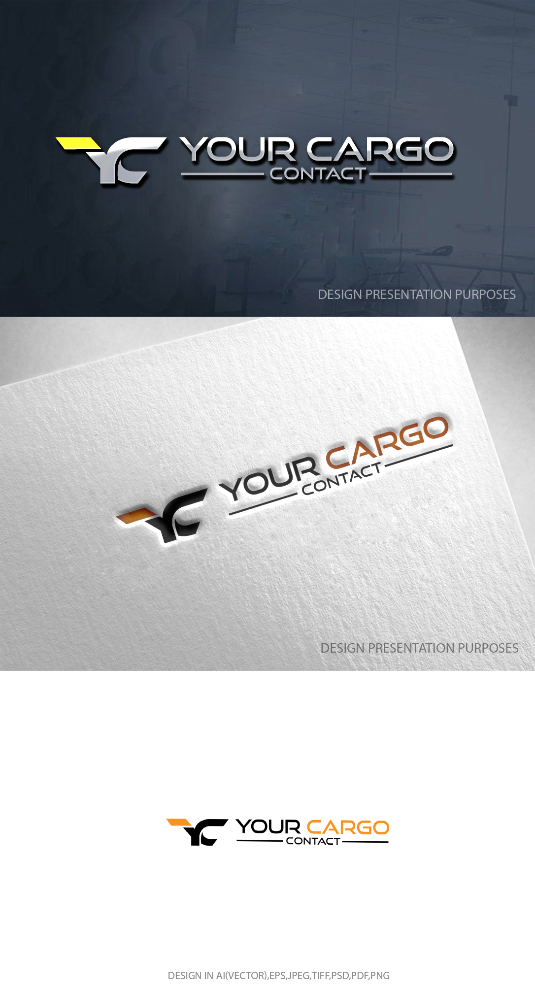 Logo Design by zebronicgraphic for Your Cargo Contact | Design #34015609