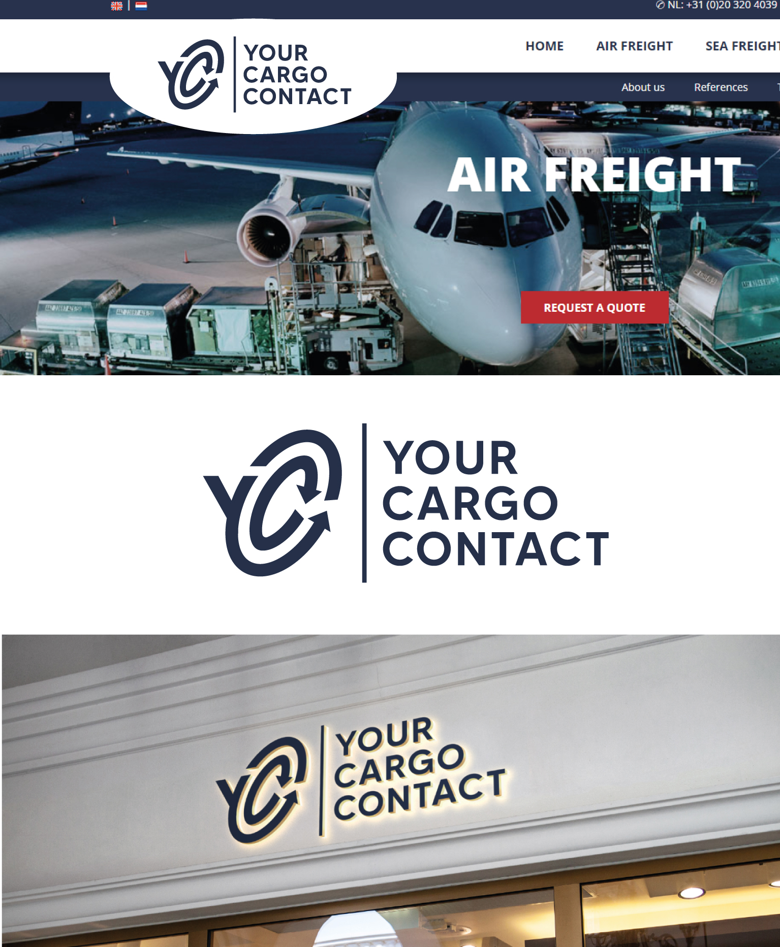 Logo Design by Rubia@ for Your Cargo Contact | Design #34013558