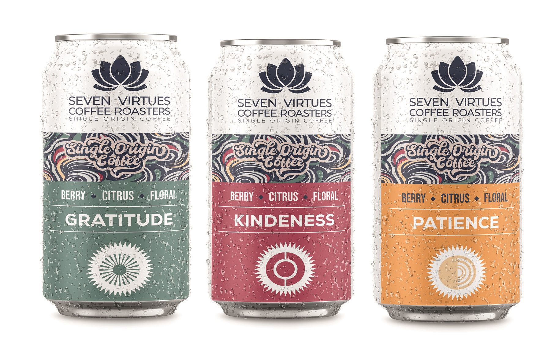 Packaging Design by WafDesigner for Seven Virtues Coffee Roasters | Design #34024318