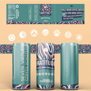 Packaging Design by Rifqi 7 for Seven Virtues Coffee Roasters | Design: #34041589