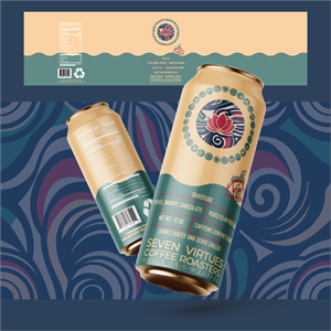Packaging Design by Rifqi 7 for Seven Virtues Coffee Roasters | Design: #34047042