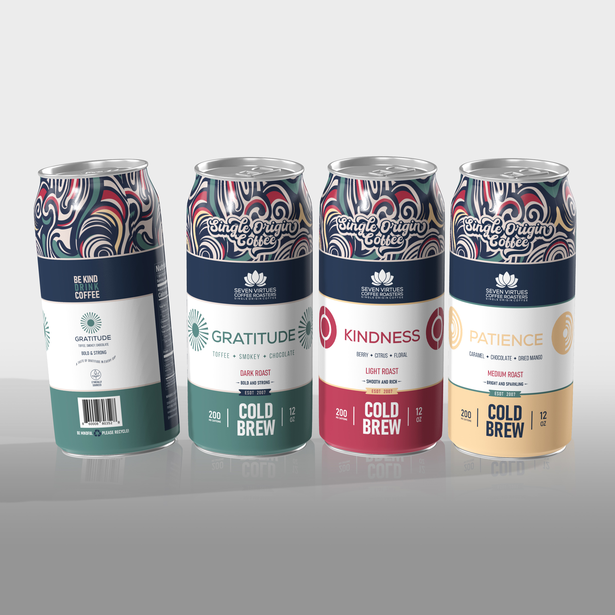 Design Emballage par mscreations.lk pour Seven Virtues Coffee Roasters | Design #34031307