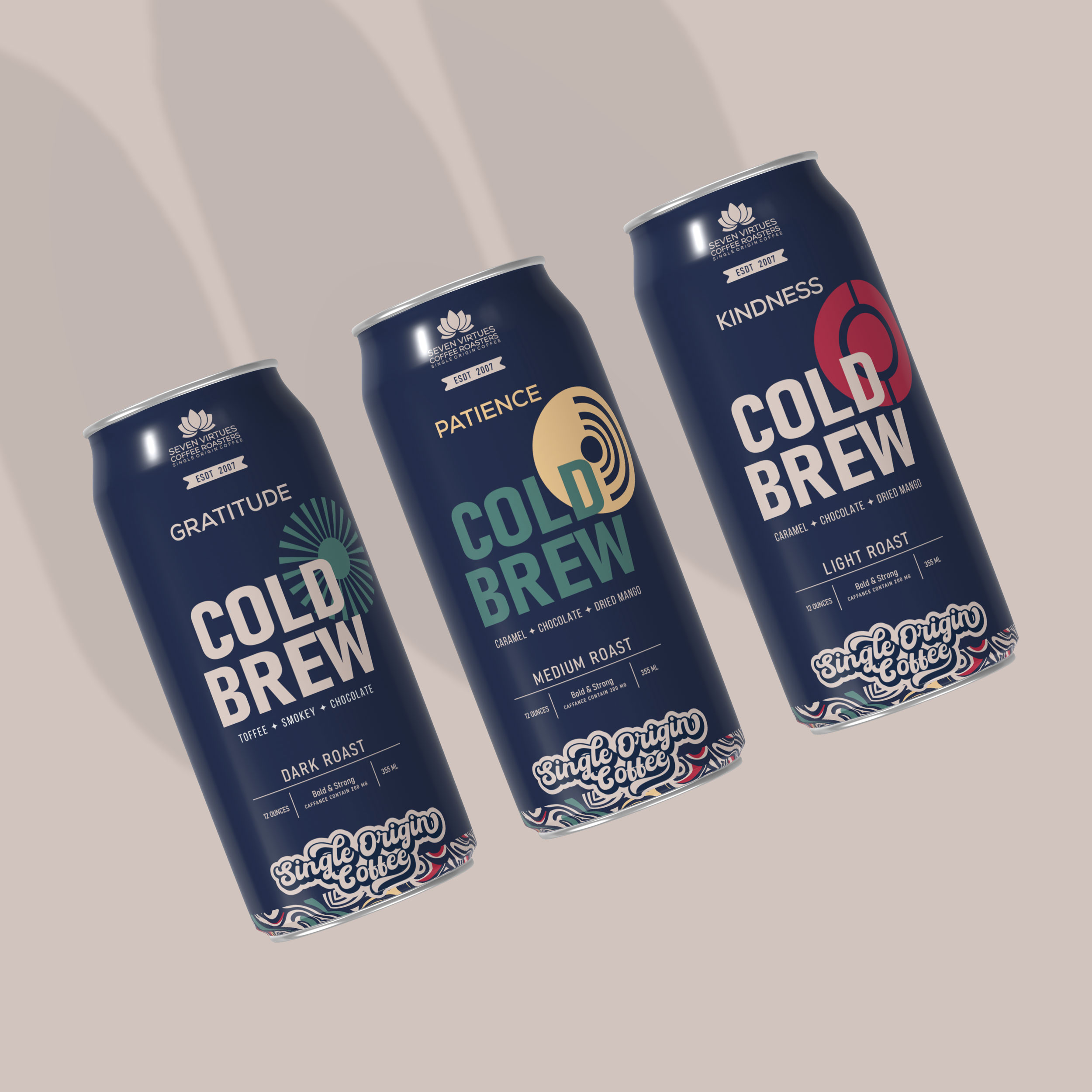 Packaging Design by mscreations.lk for Seven Virtues Coffee Roasters | Design #34042588